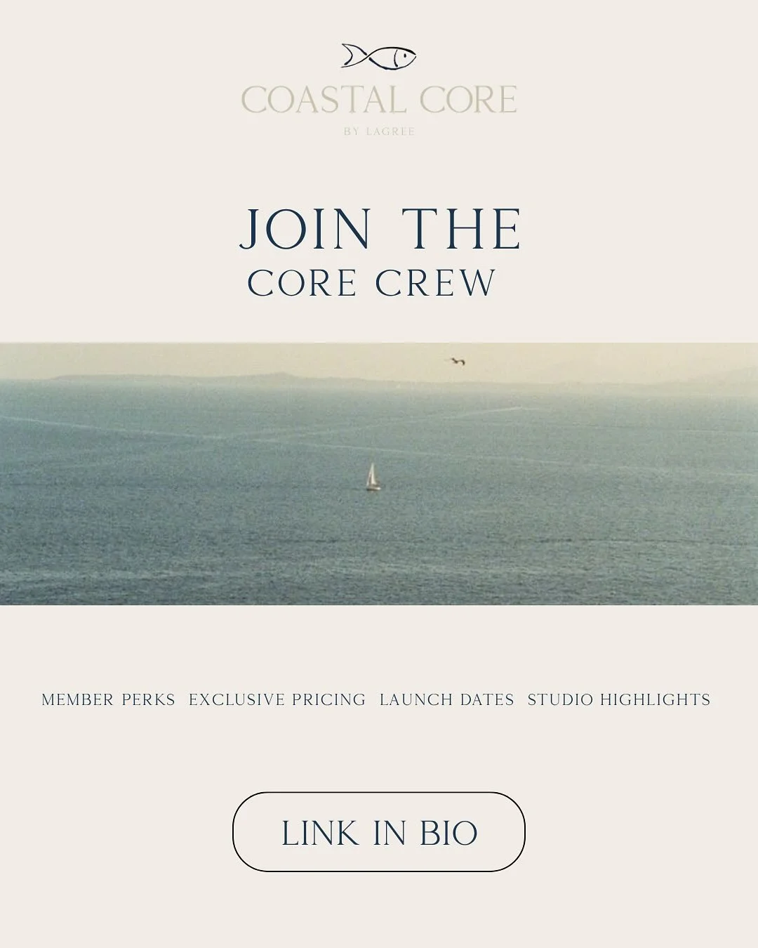 The Core Crew is here, your inside line to all things Coastal Core.

Be one of the first 100 to subscribe and you&rsquo;ll be entered to win a 5-pack of classes (valued at $150).

From member perks and launch updates to exclusive pricing and studio h