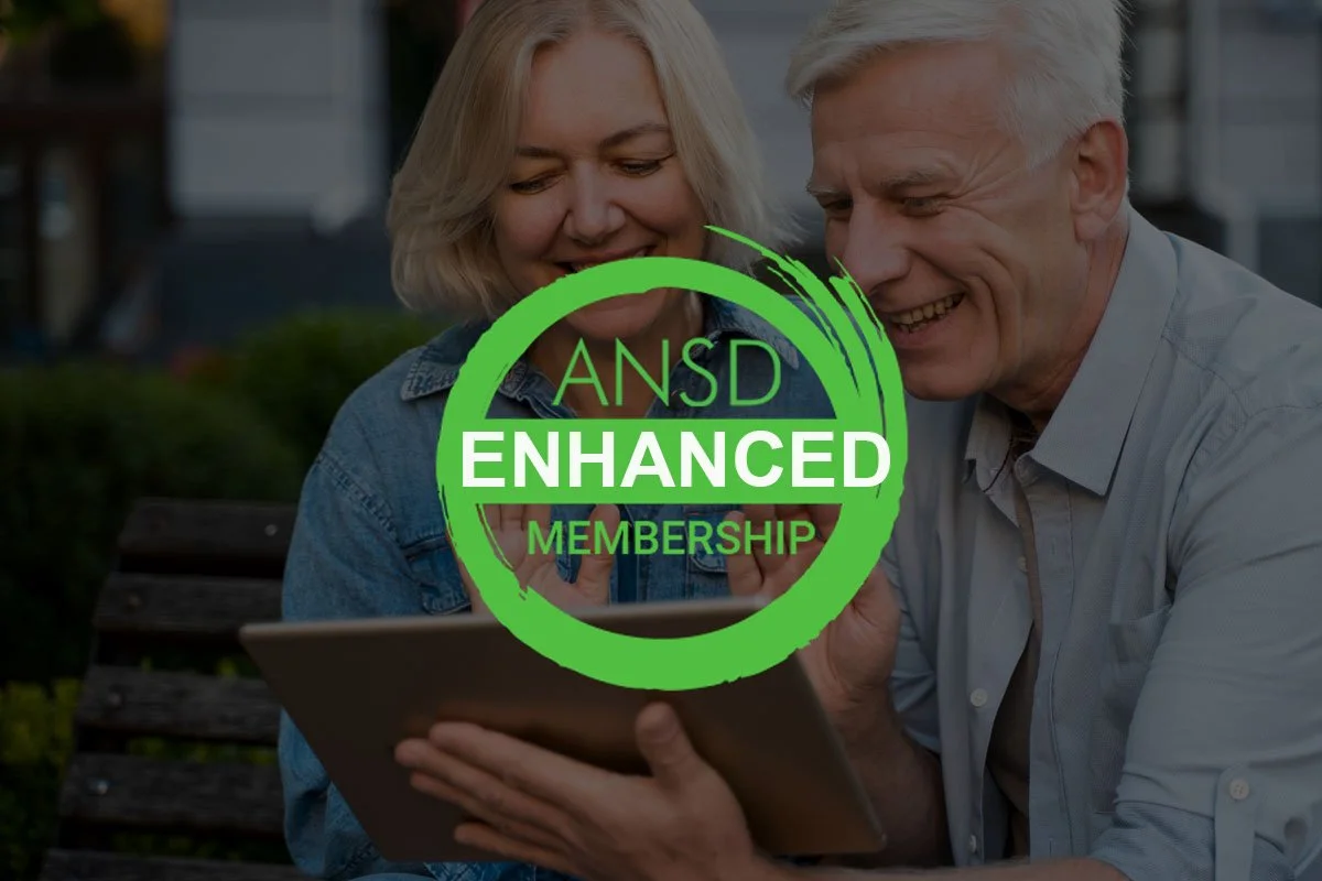 ANSD Enhanced Membership with two older people.