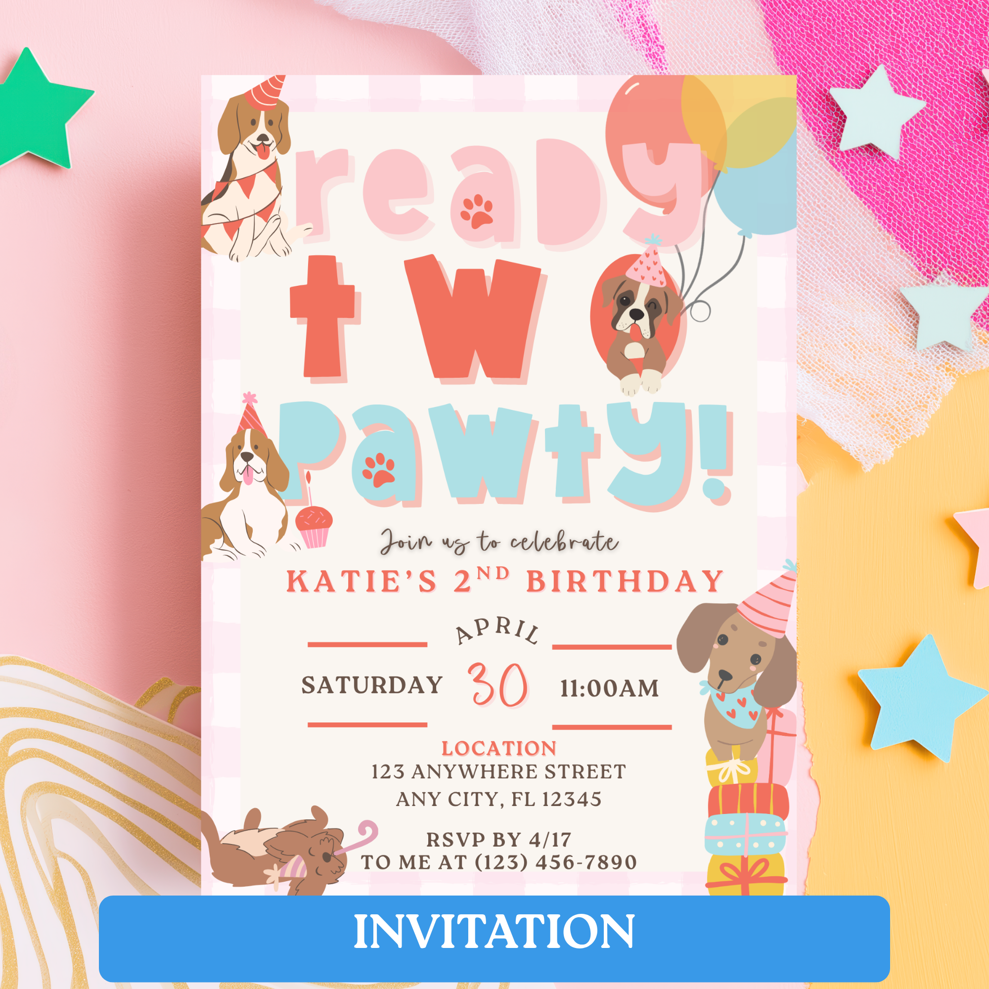 Puppy Party Printable Bundle | Puppy Party Birthday Party Kit