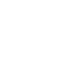 White starburst symbol on a black background.