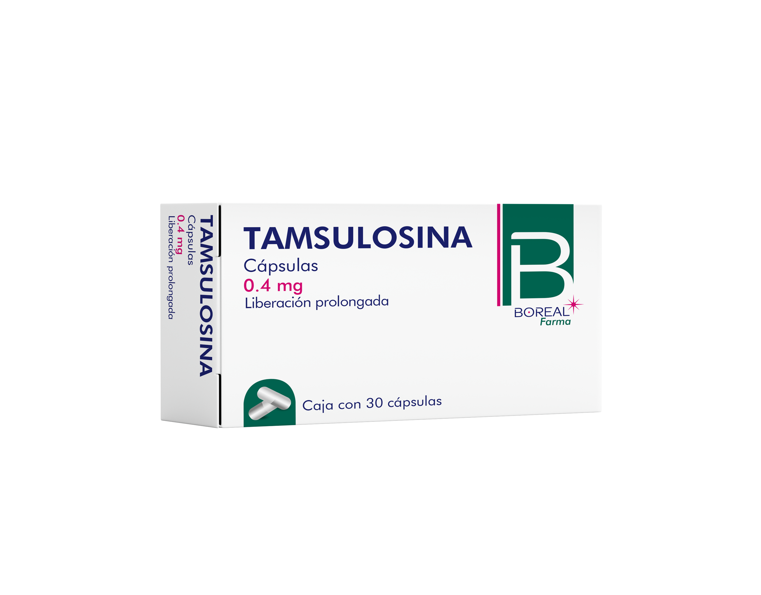 BF Tamsulosina 0.4 MG caja con 30 Cap.