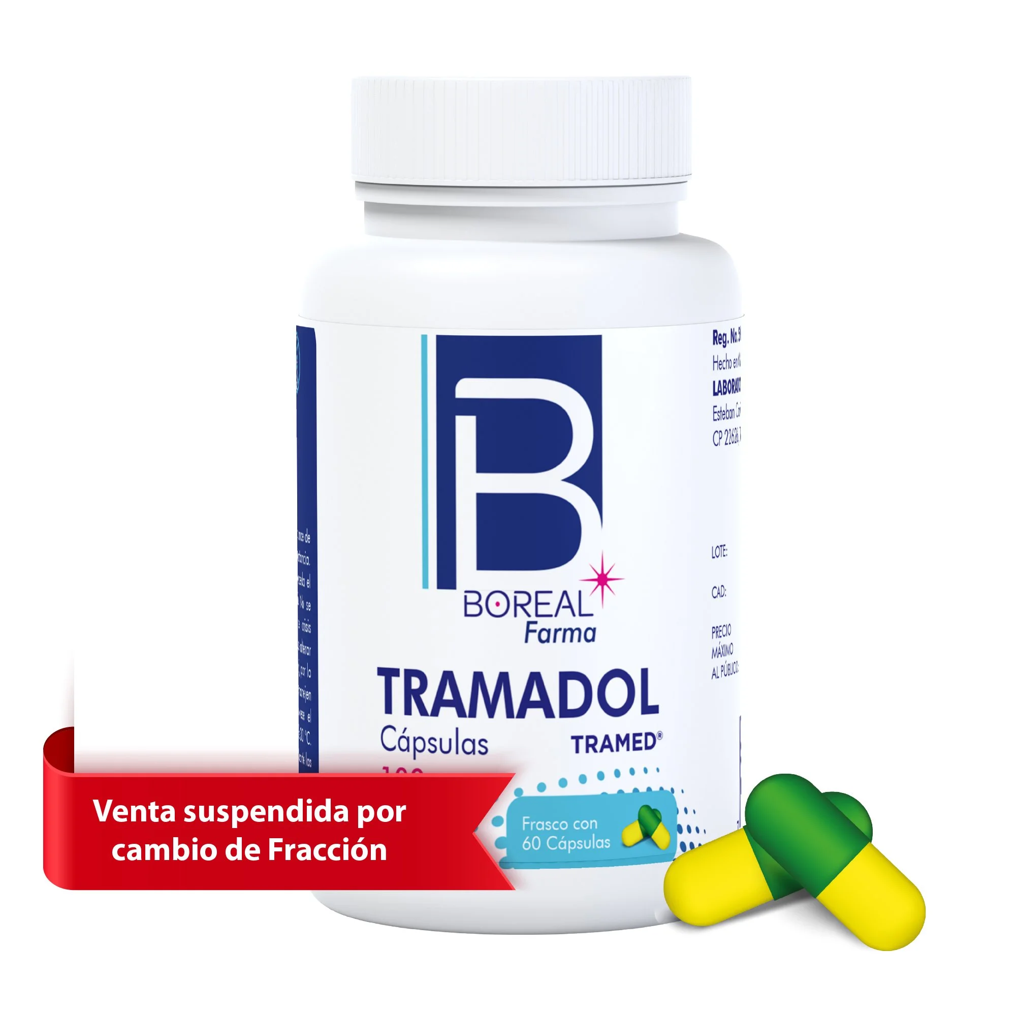 BF Tramadol 100 mg C/60 cápsulas