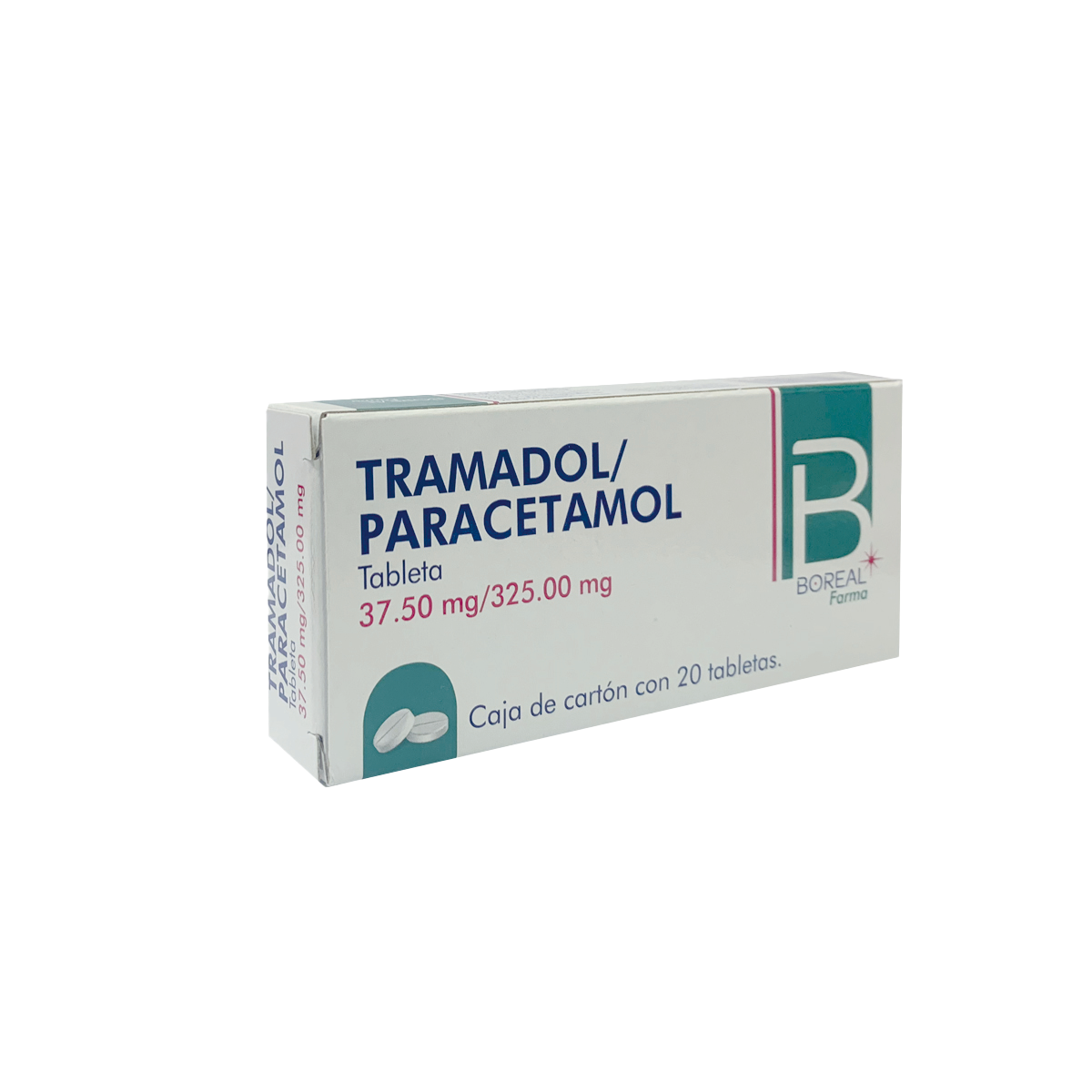 BF Tramadol-Paracetamol 325/37.5 mg C/20 tabletas