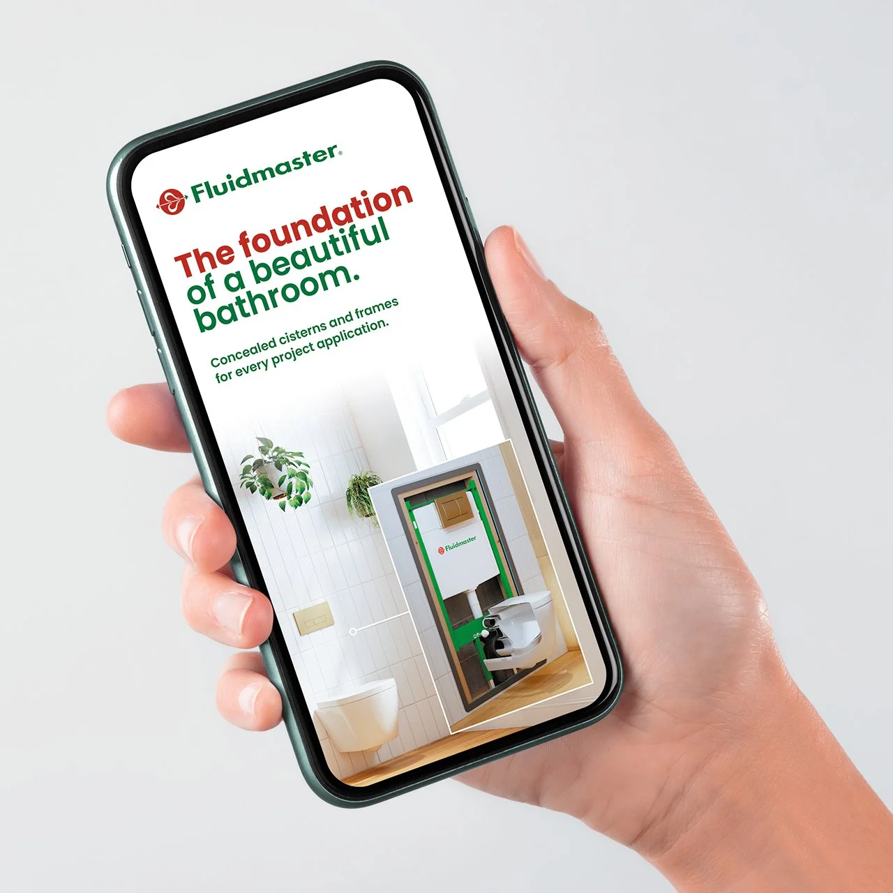 Fluidmaster digital ad design