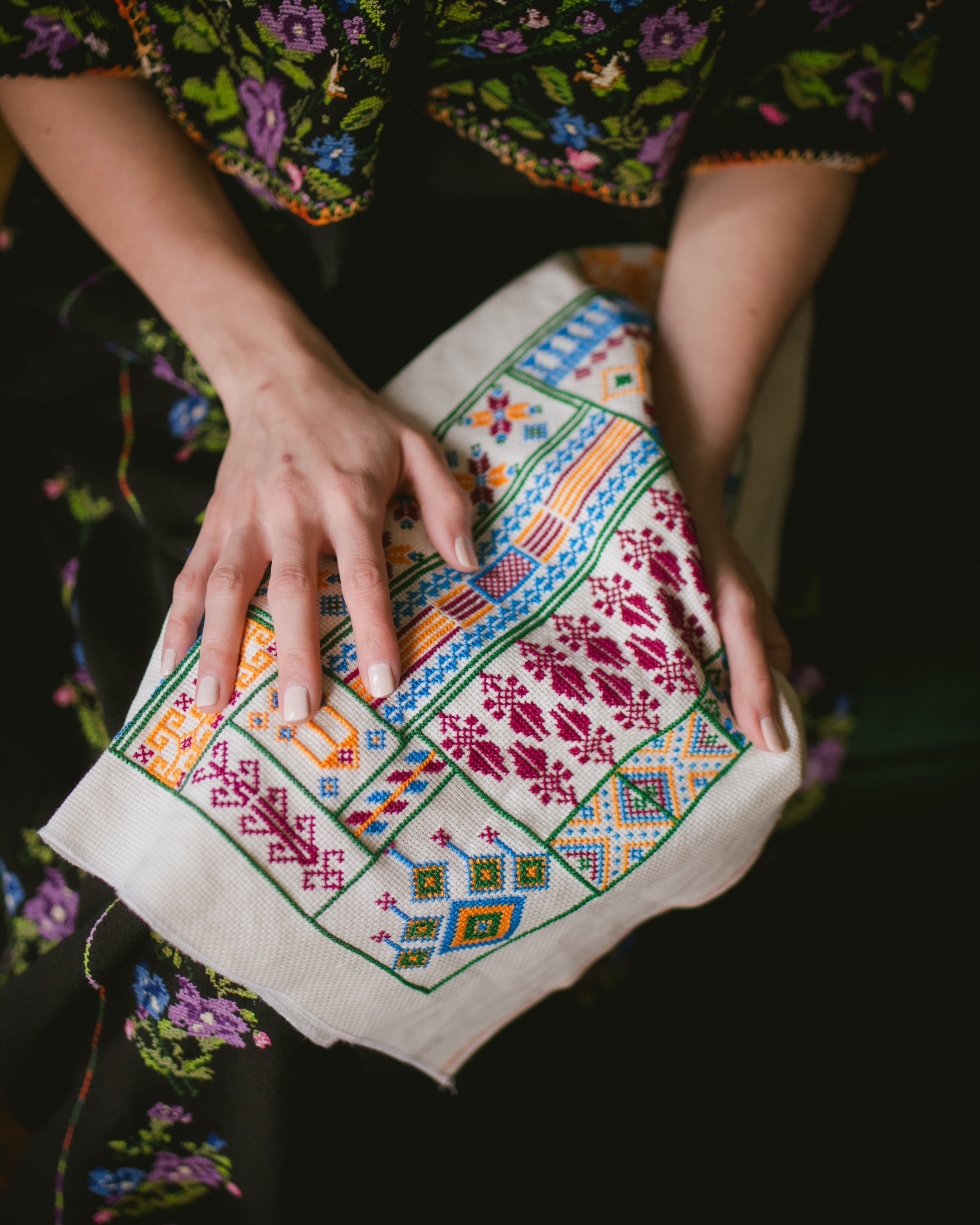 Lina's Thobe | Embroidered details