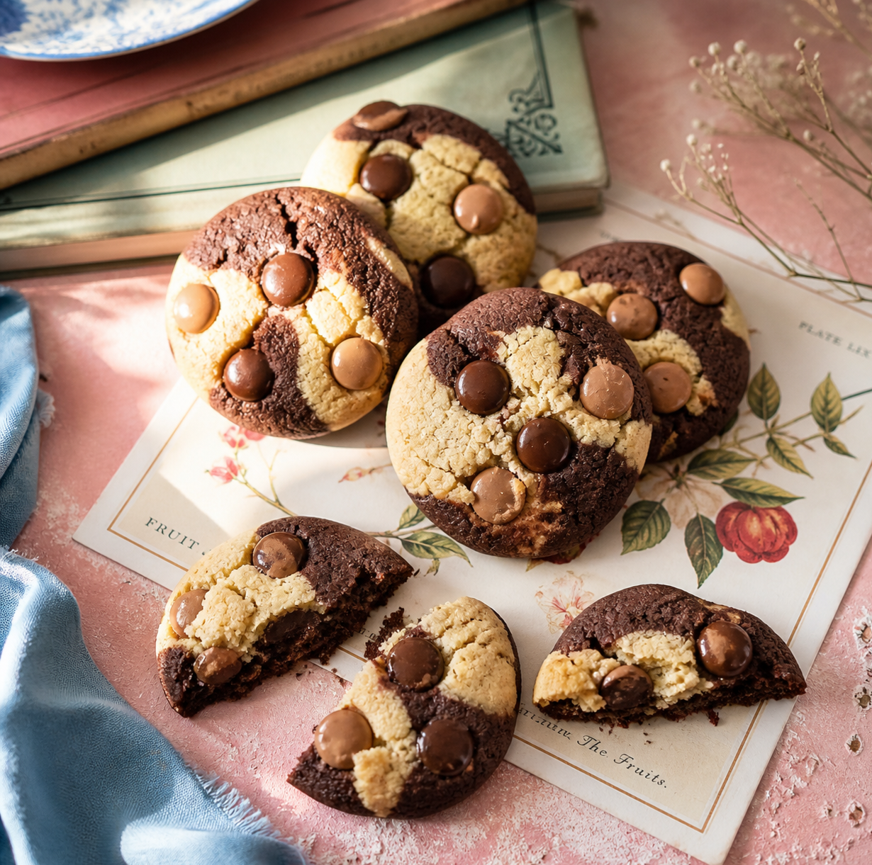 Vanilla & Chocolate Cookies