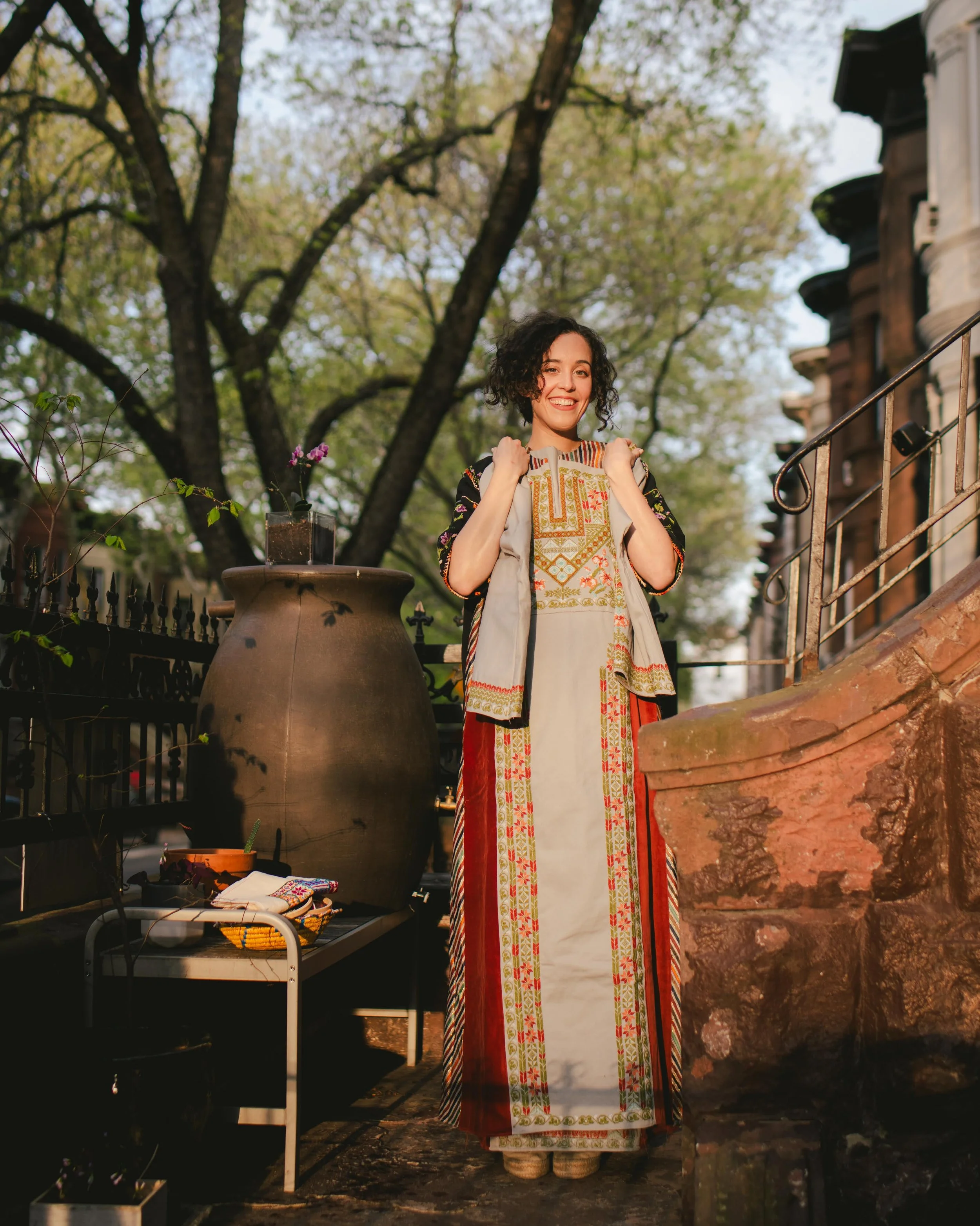 Lina's Thobe | Lina wearing her thobe