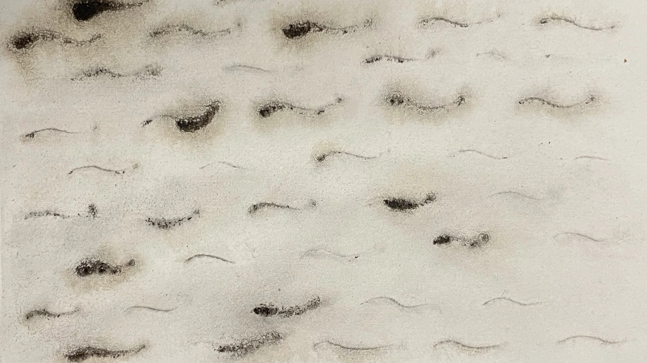 Study of the River with Self-produced Mushroom Ink