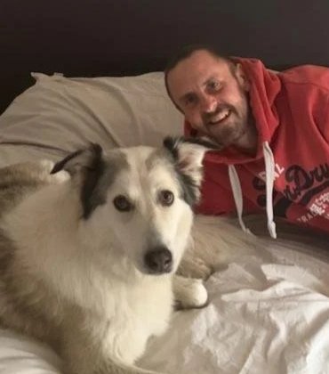 Well trained Romanian rescue dog