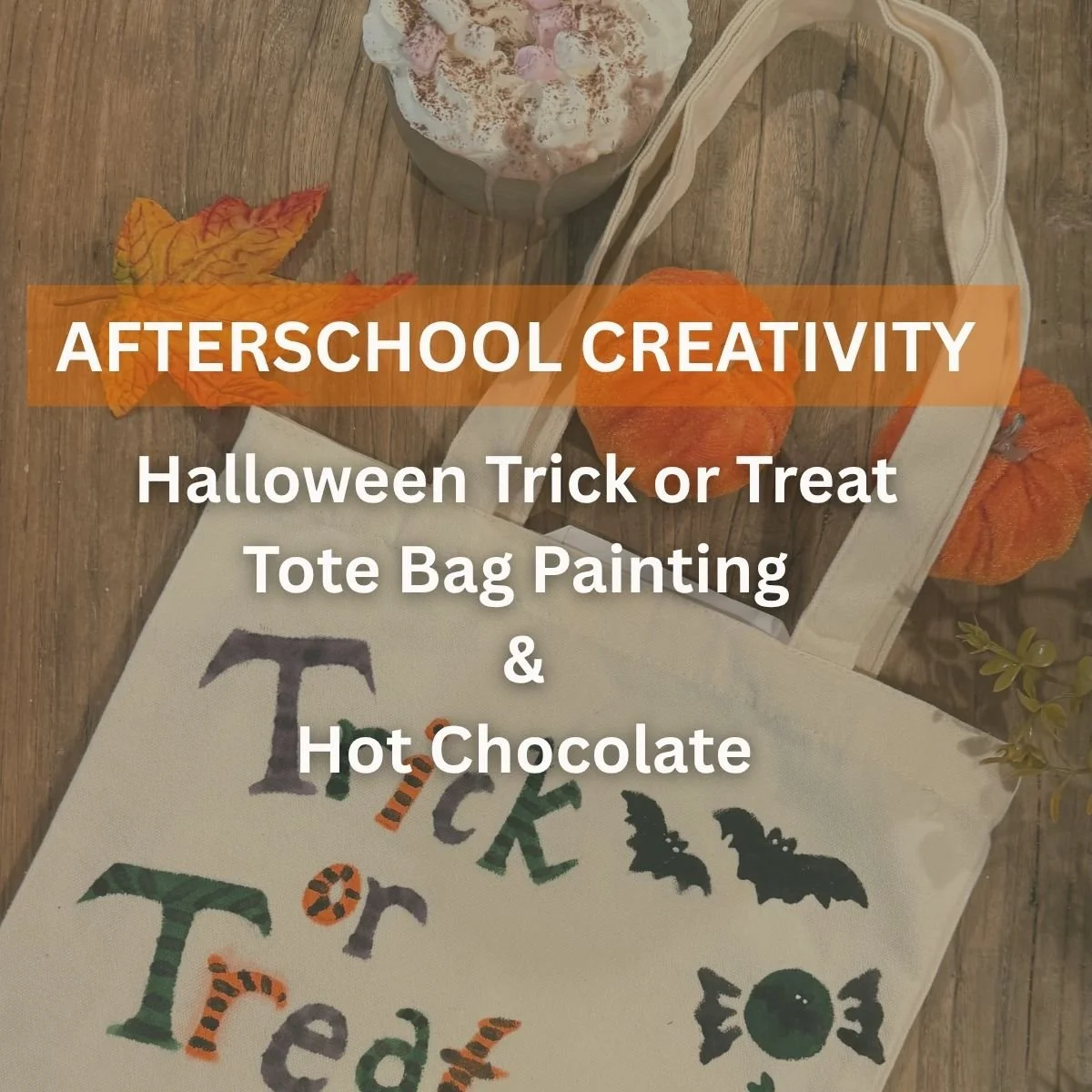 Halloween Trick or Treat Bag Painting for Children