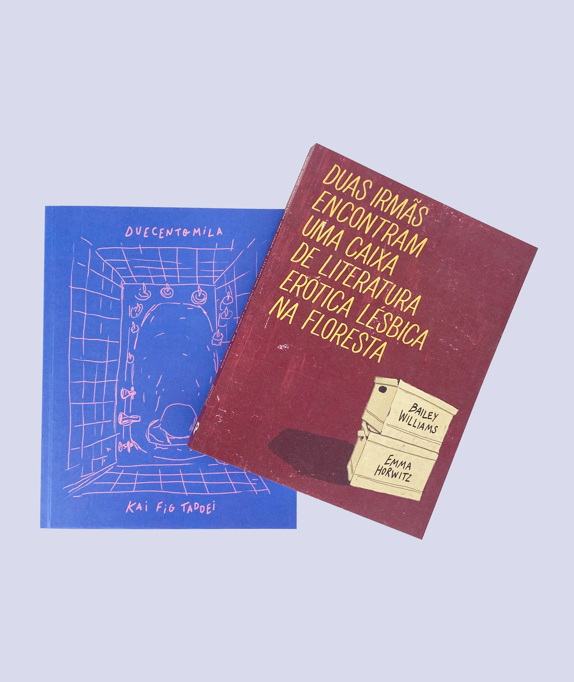 Duecentomila + Duas Irmãs Encontram Uma Caixa de Literatura Erótica Lésbica na Floresta
