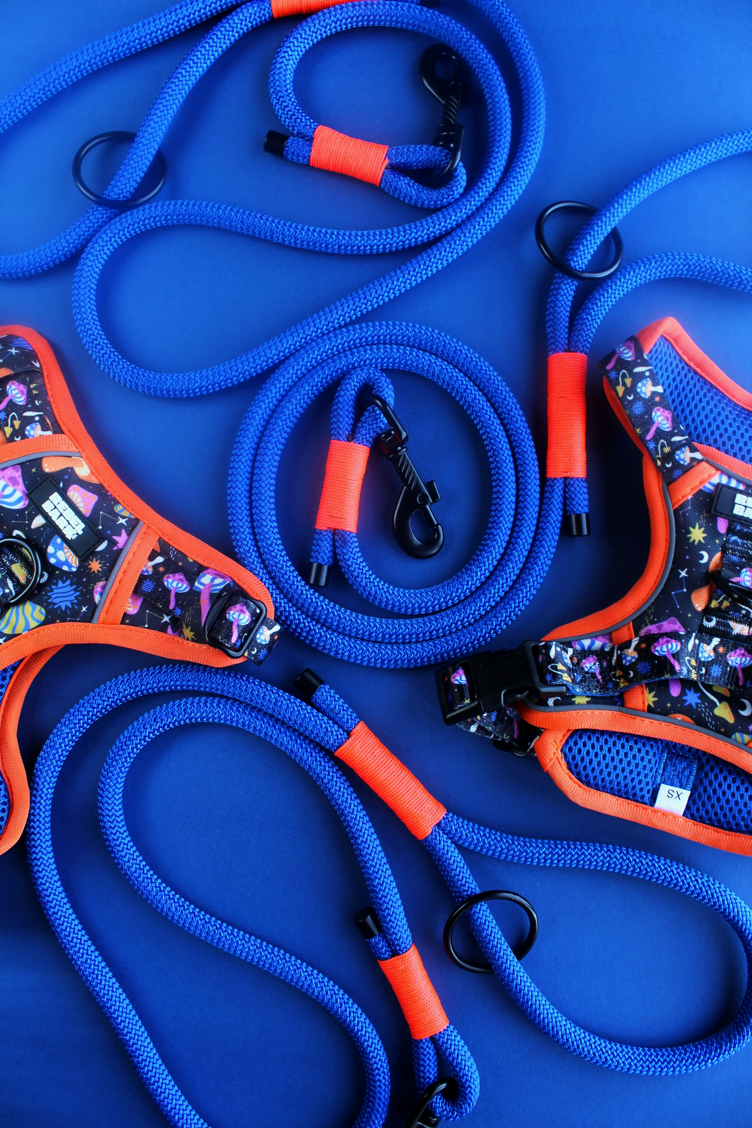 Magic Muttshrooms Paracord Leash Standard Traffic Lead 120cm
