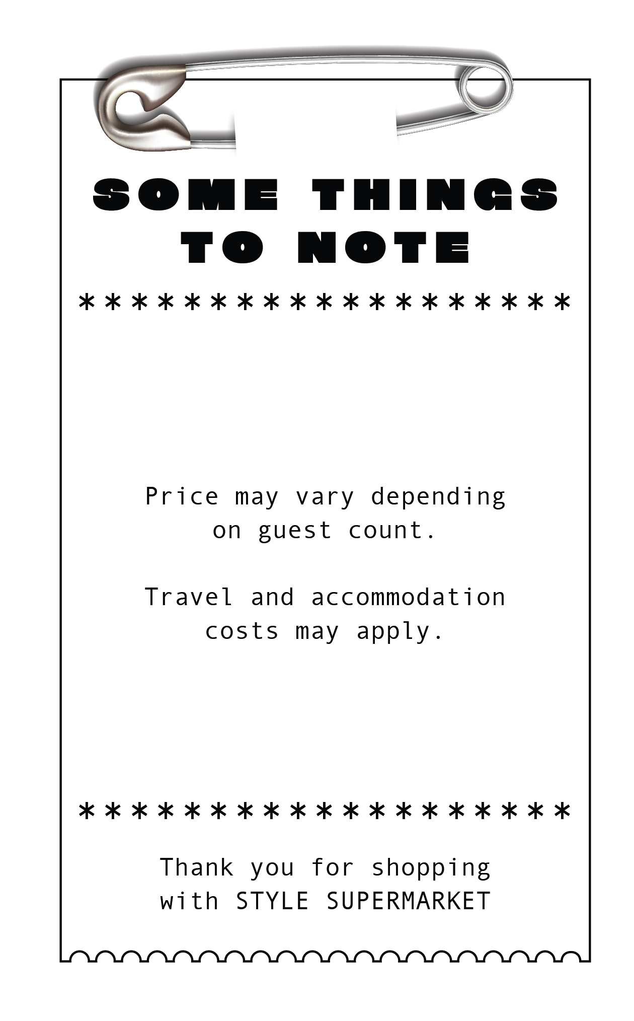 Price may vary depending on guest count. Travel and accommodation costs may apply.