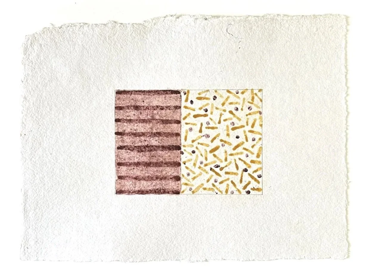 Michael Rainsford | Red Stripes, Yellow Dashes