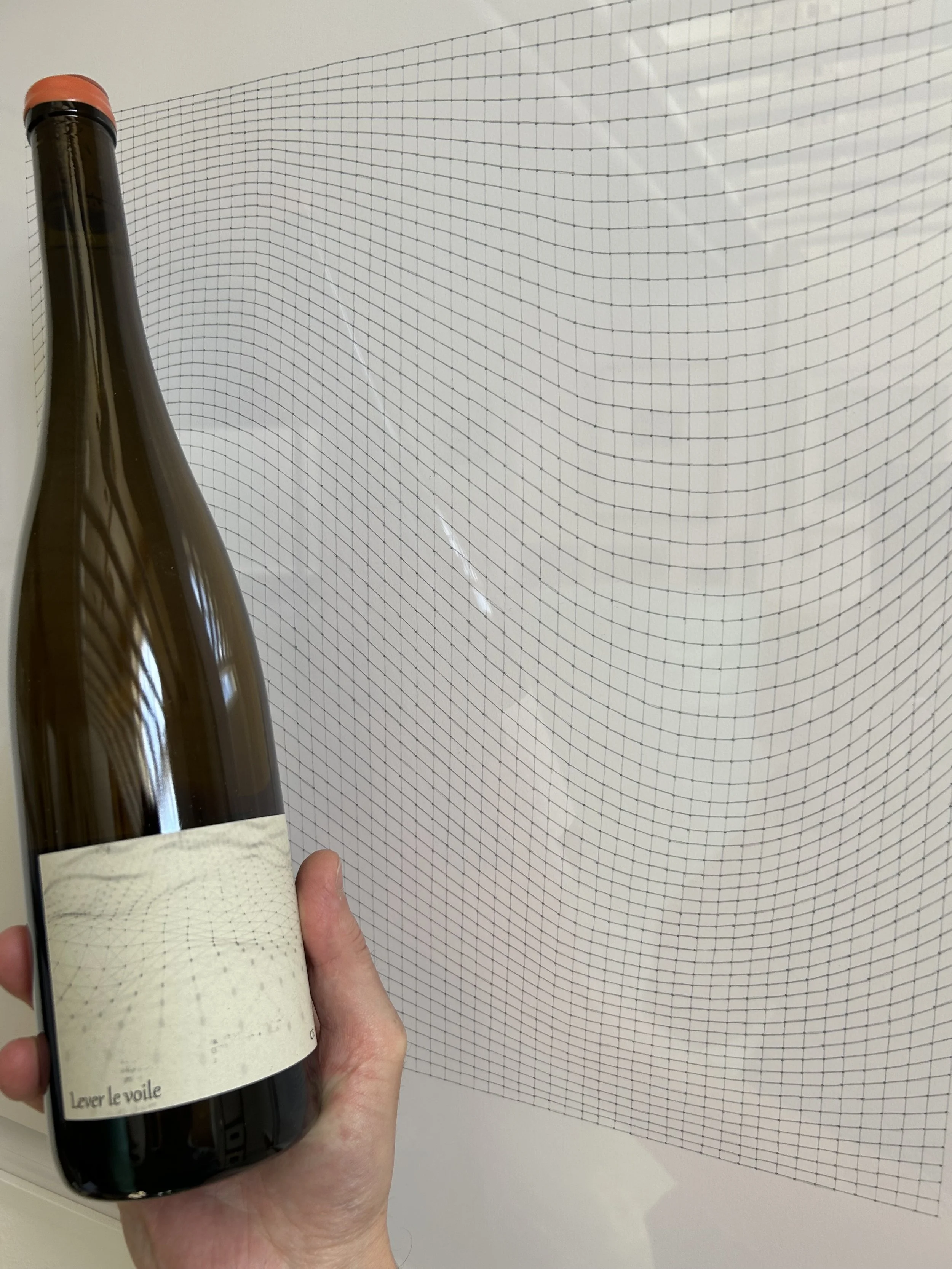  
   
    Duncan Bullens ‘Line Drawings’
   

   
     Paired with  
    Charles Frey ‘Lever le Voile’ NV. Delicate, mineral and quietly complex, with tension held beneath restraint. Chosen to echo the precision, rhythm and subtle movement within Dun