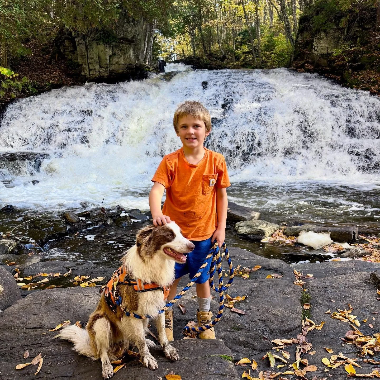 We snuck in a hike before evening chores. It’s a good thing this place is only 5 minutes from our farm!