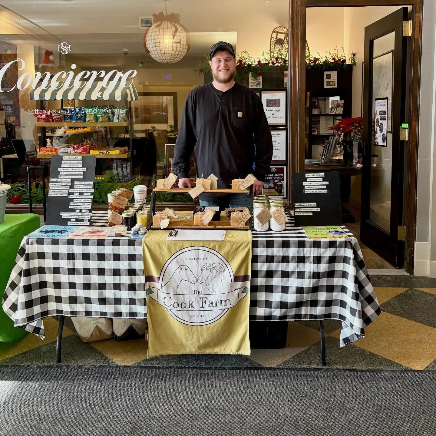 Our last indoor farmers&rsquo; market of the season is today! Stop by the Hotel Saranac from 10:00 to 1:00 to show your support for all of our incredible local farmers and artisans (and to pick up some last minute holiday gifts). After the New Year, 