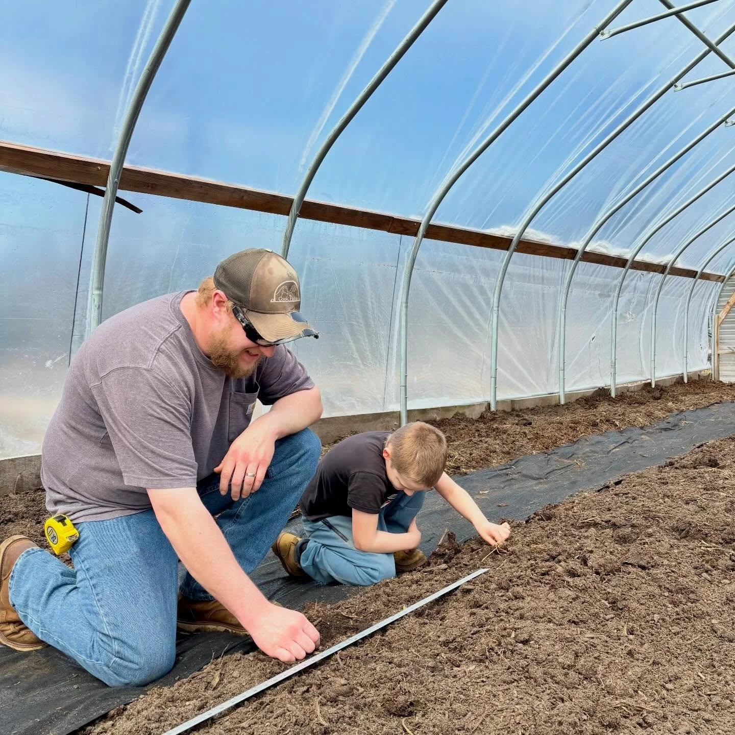 Planting the first seeds of spring.🌱 We have a few spots left in our vegetable CSA program, so give us a shout if you want to become a member for the 2026 season.