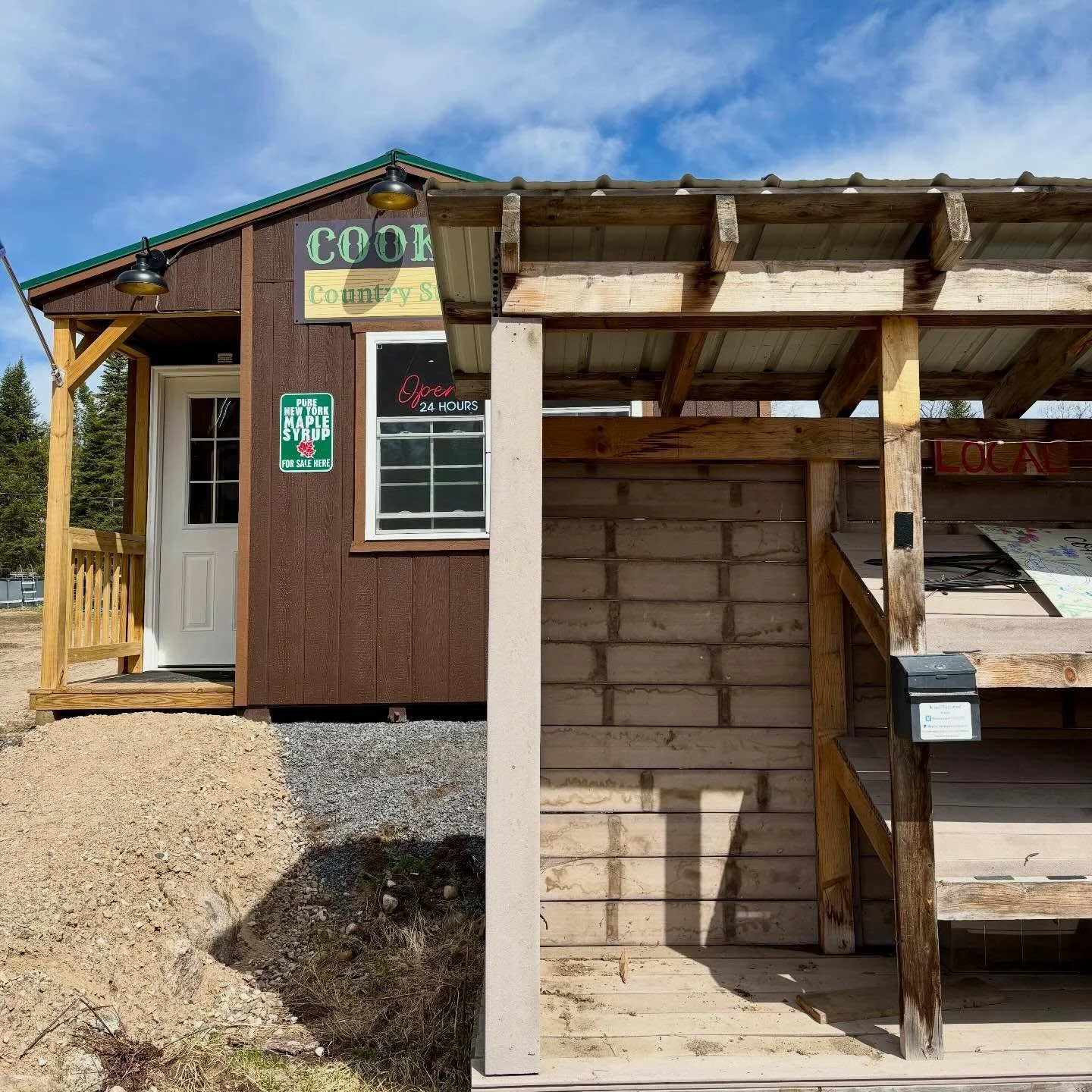 This weekend we said our final farewells to our farmstand.👋🏻 It was the very first structure we built on this property; it predated our barn, our greenhouse, and even our home. We just want to say thank you again to all of the customers who have su