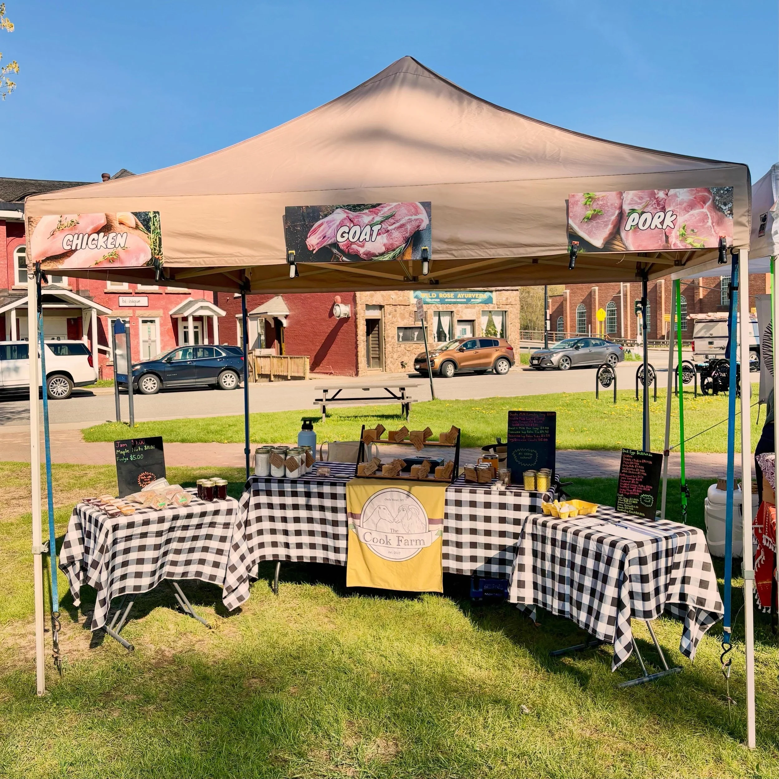 It&rsquo;s opening day in Riverside Park!🎉 Come visit the Saranac Lake Farmers&rsquo; Market, open from 9:00 AM to 1:00 PM on Saturdays now through mid October.