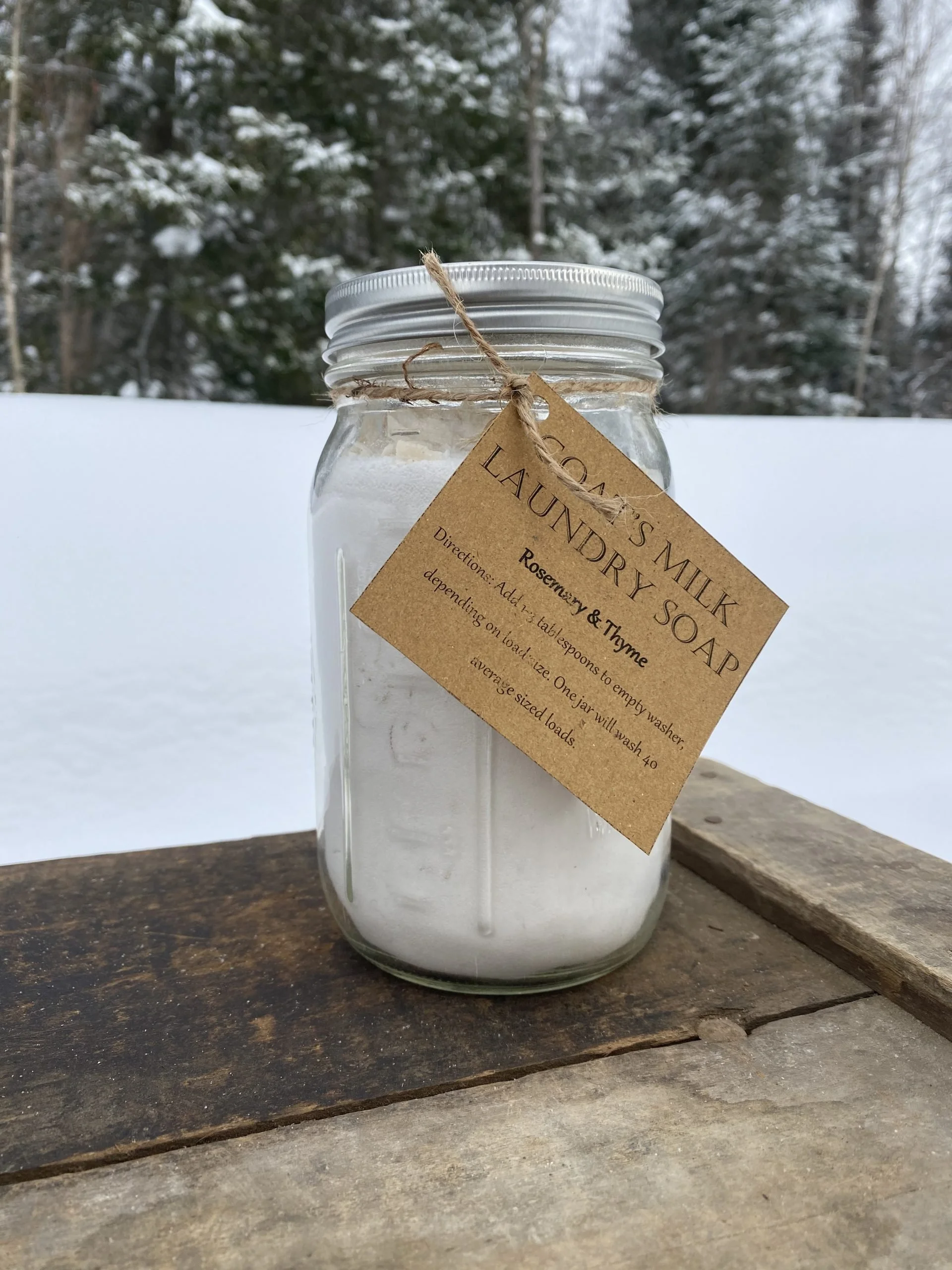 Goat's Milk Laundry Soap (Jar)
