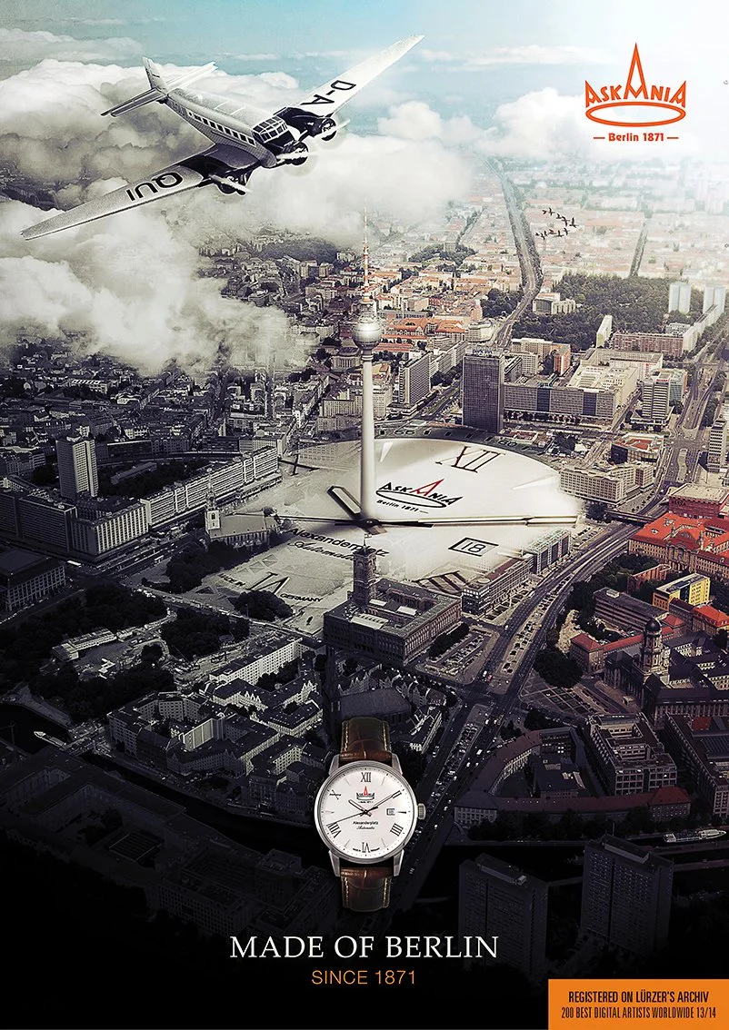 Poster Design for Askania Watches