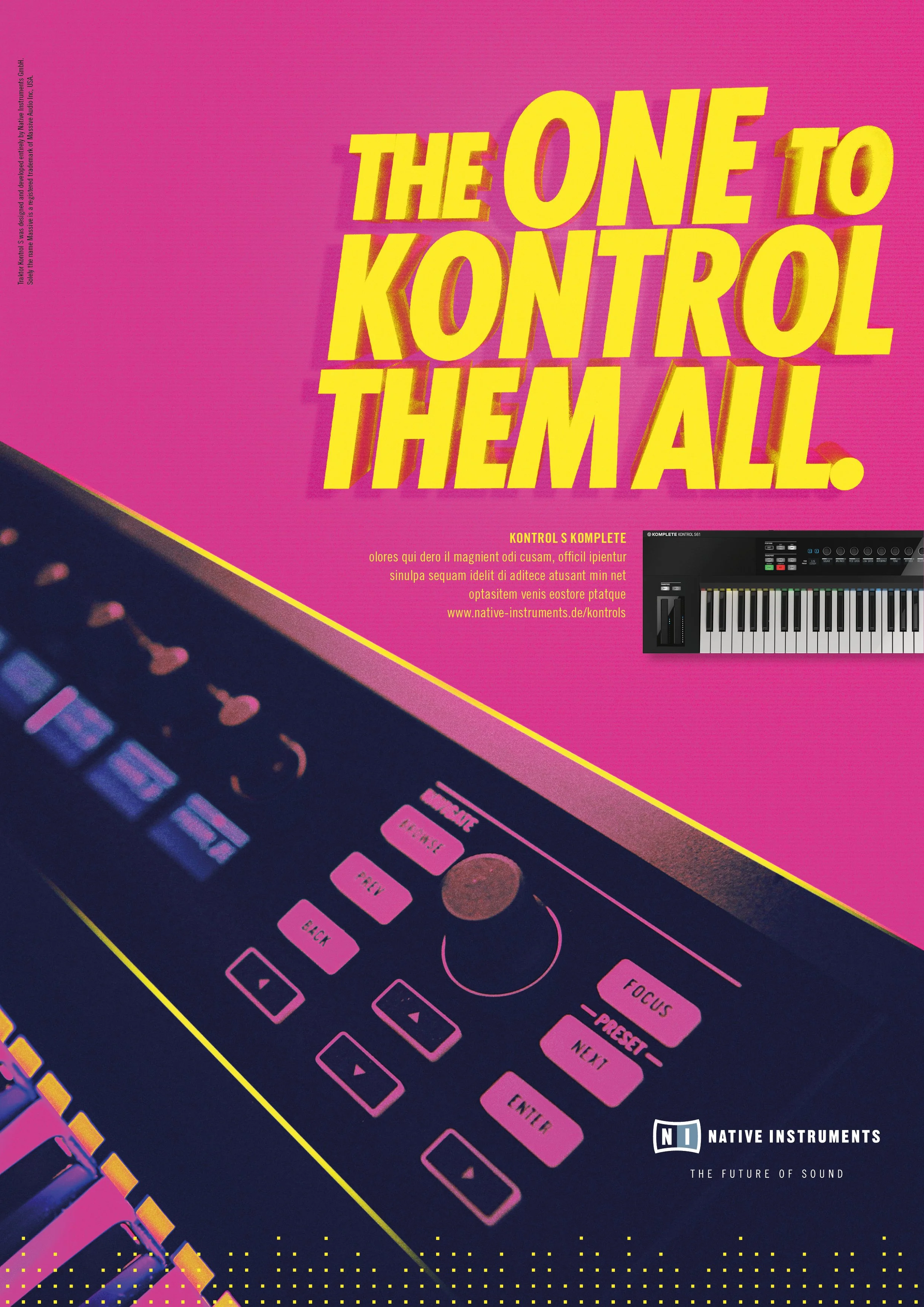 Native Instruments Keyvisual Design
