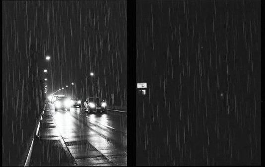 I make myself sad with the rain