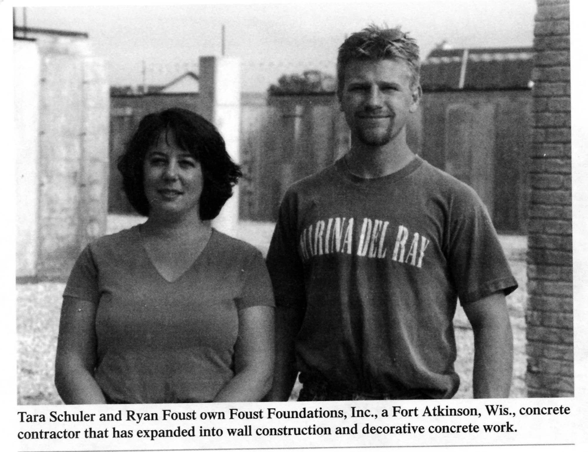 Tara and Ryan Foust in 2002