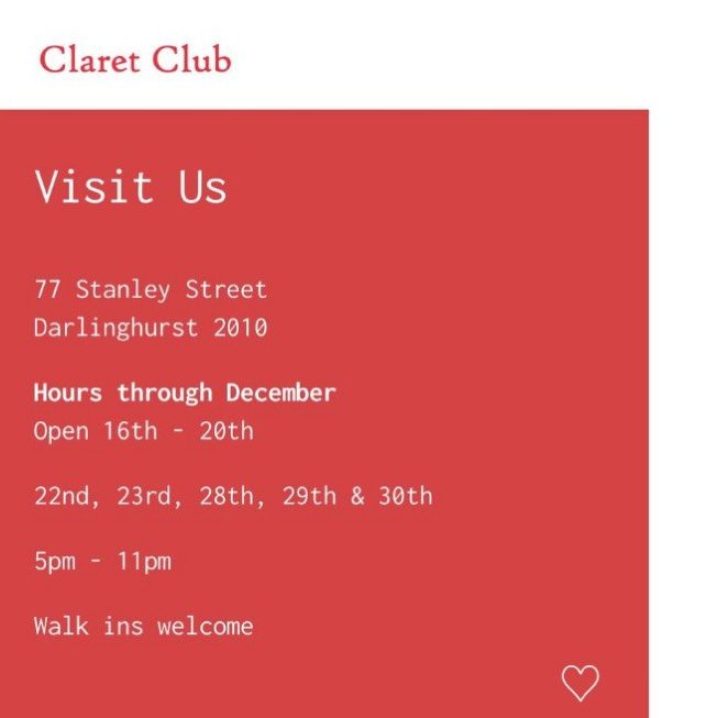 The Wine Bar is open! From this Tuesday, we&rsquo;re welcoming walk ins for a la carte dinners, drinks, snacks, hellos and hugs. 

5pm to 11pm, Tuesday to Saturday this week, and then onwards throughout the month in a somewhat ramshackle manner. 

Do