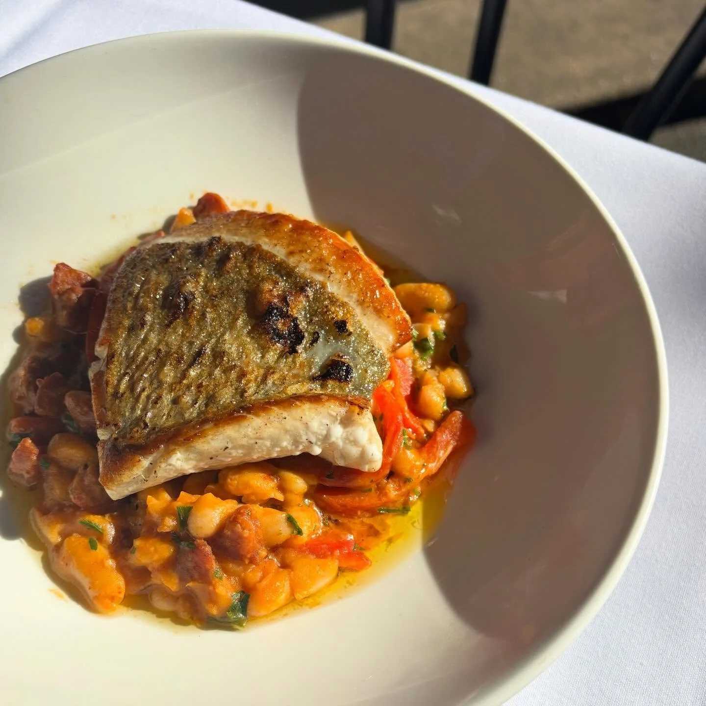A little reminder about our Plat du Bar - a weekly counter meal inspired by the French plat du jour. 

This week&rsquo;s: slow-cooked white beans with chorizo and peppers, topped with pan-seared silver dory.

Wine bar only, walk ins only.