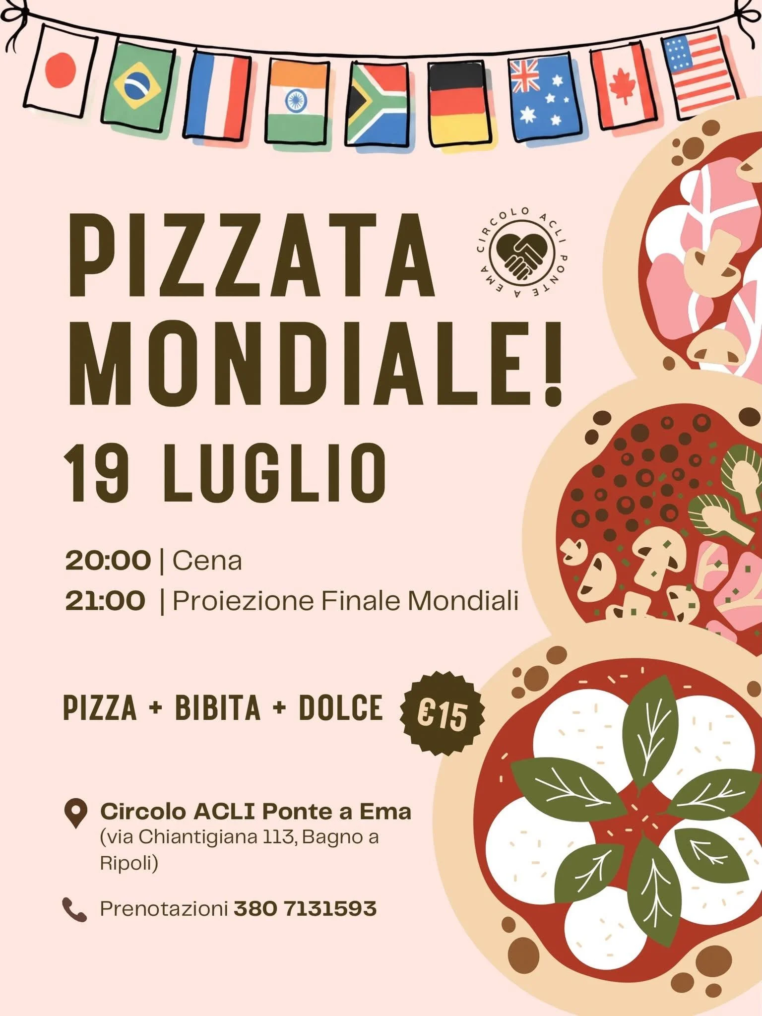 PIZZATA MONDIALE!