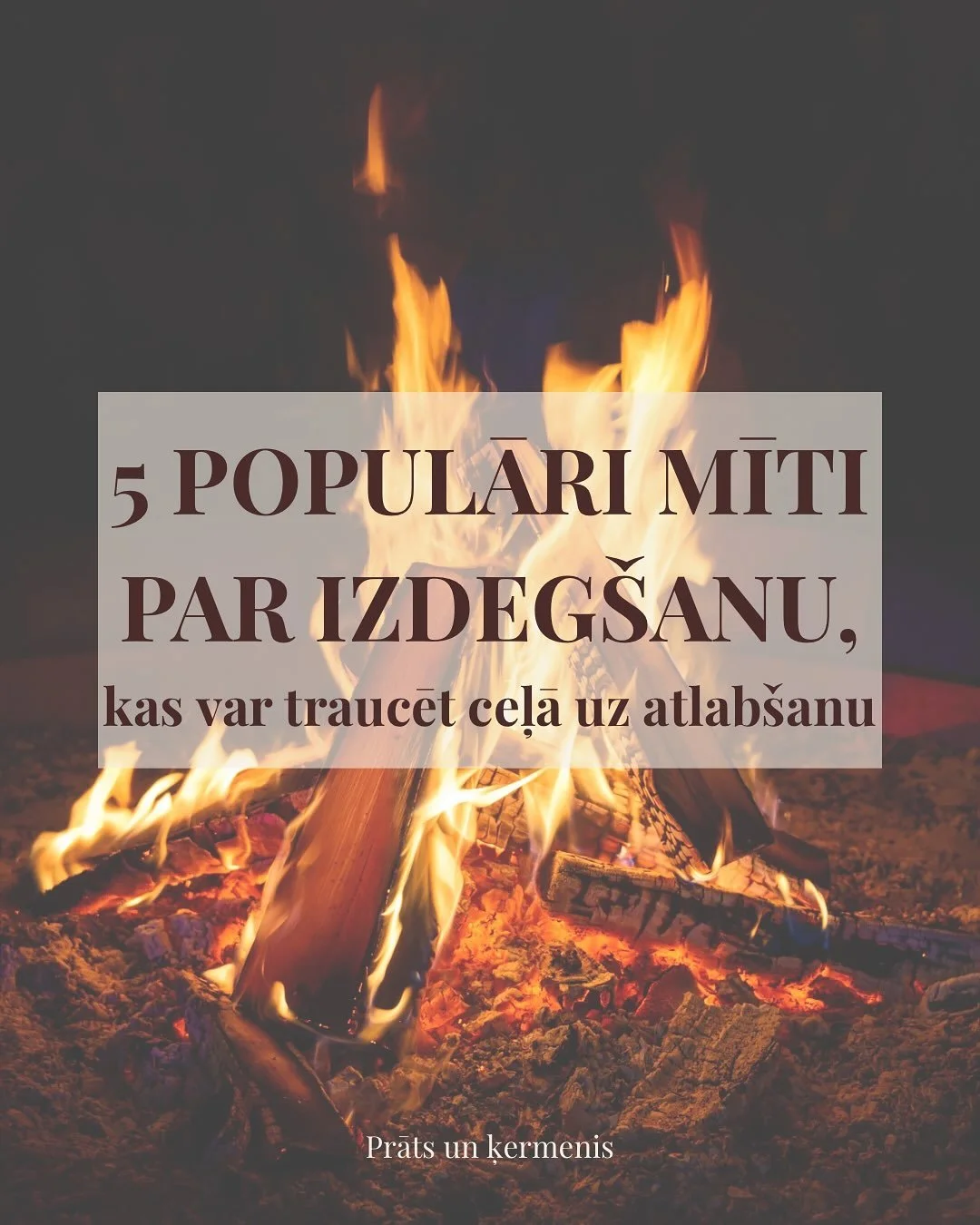 🔥 5 populāri mīti par izdeg&scaron;anu, kas var traucēt ceļā uz atlab&scaron;anu 🔥

Darbā ar pacientiem gan ģimenes ārsta praksē, gan psihoterapijas klīnikā diezgan bieži sanāk saskarties ar dažādiem mītiem par un ap izdeg&scaron;anas sindromu, kas