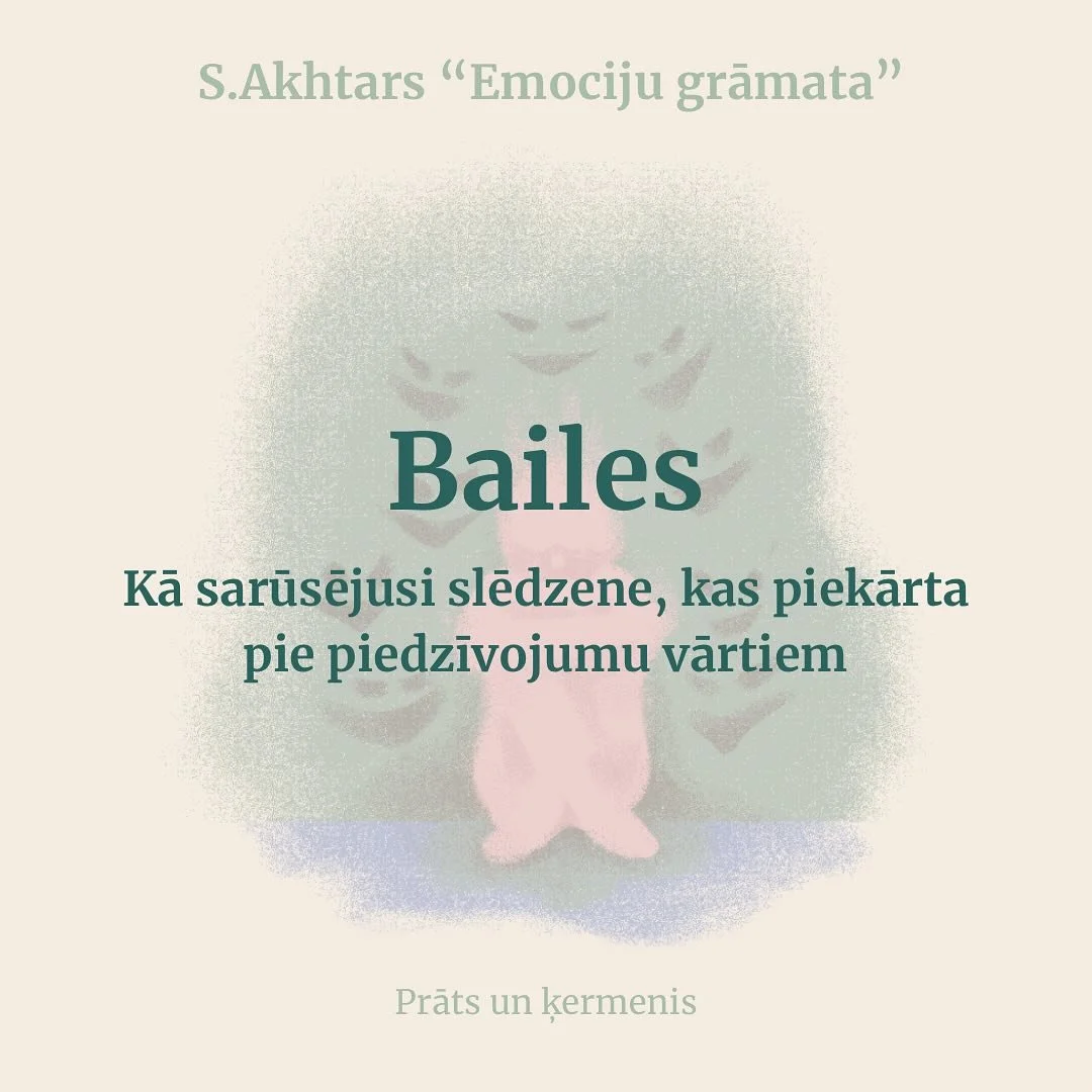 📚Profesors Salmans Akhtars ir sarakstījis izmēros mazu, bet jaudīgu grāmatu par emocijām. Man tā ļoti patīk - viņ&scaron; izmanto daudz tēlainu metaforu un dzīves piemēru, kas liek aizdomāties par emocijām un veido jaunu izpratni par tām. Man arī &s