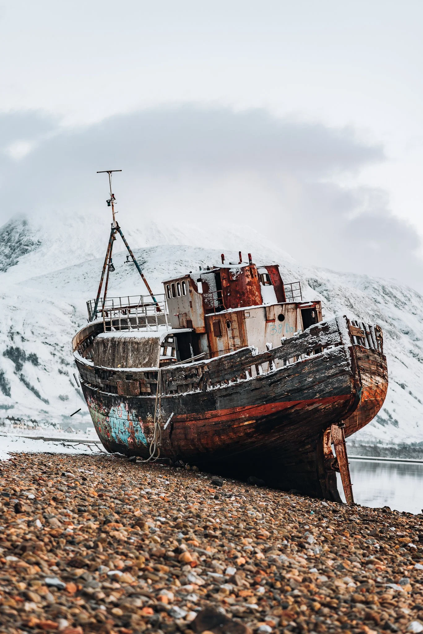Corpach Shipwreck Photography Print