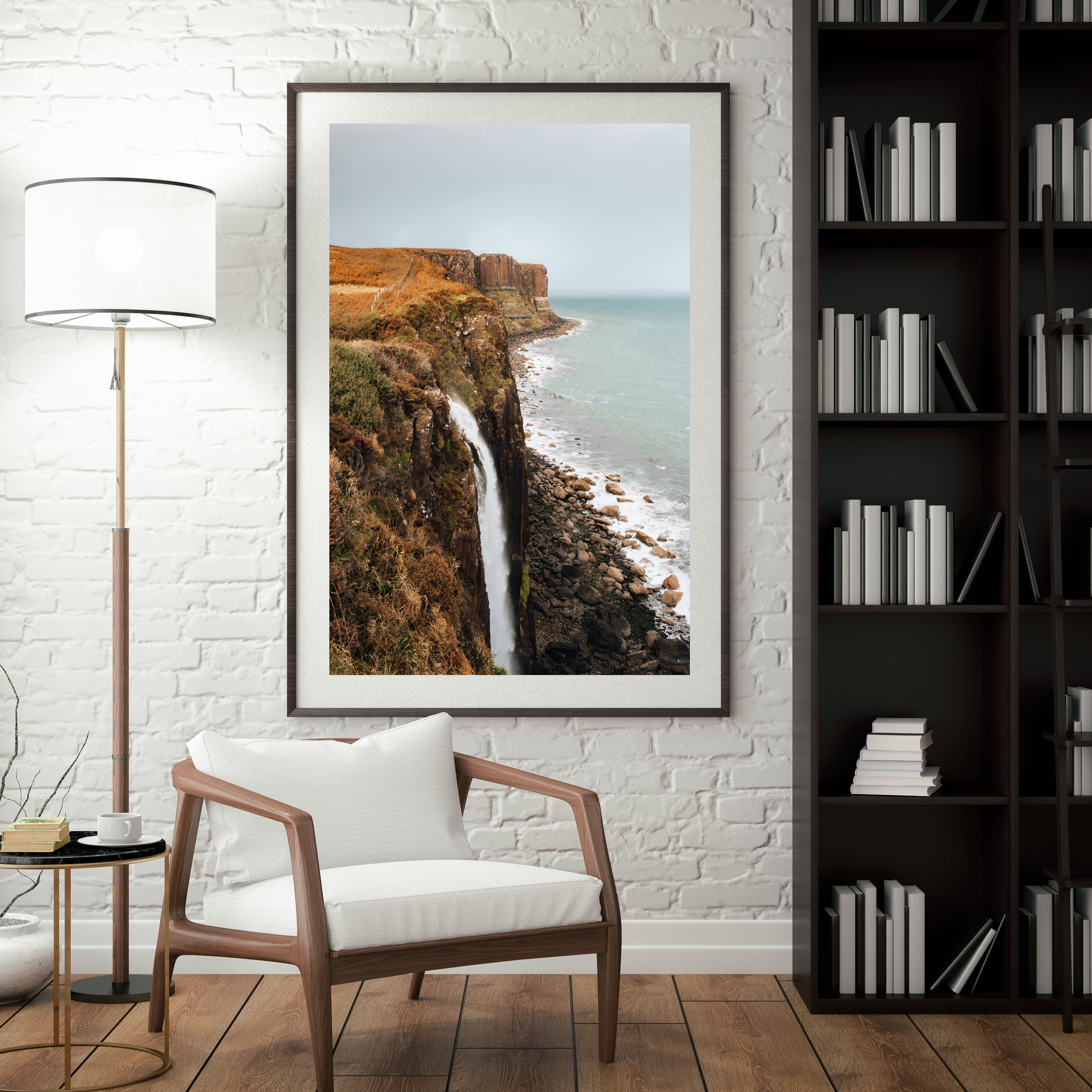 Mealt Falls Kilt Rock Isle of Skye Scotland Landscape Photography Print, Scottish Gifts, Travel wall decor, Travel wall art, Large wall art, New home gift, Housewarming gift