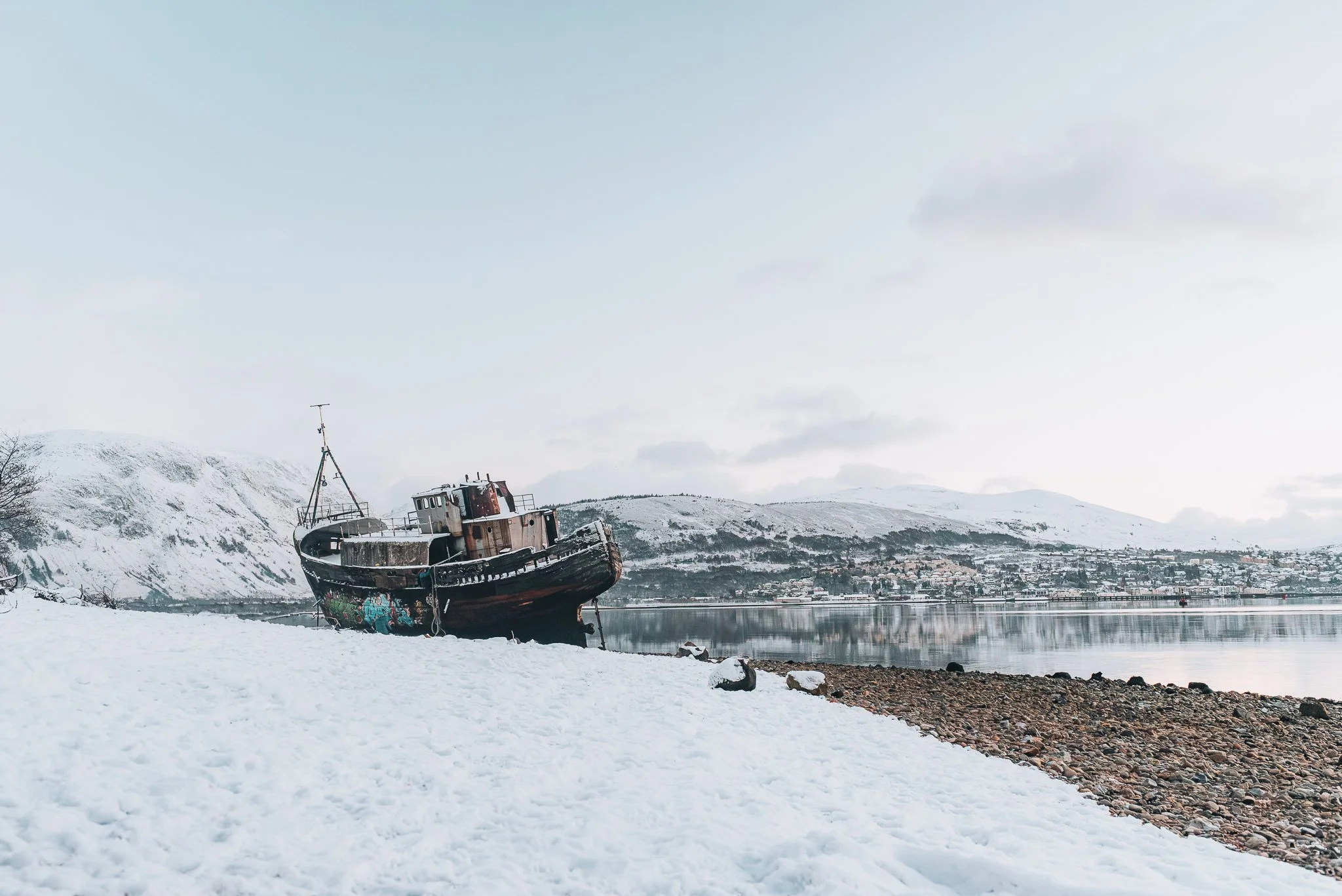 Corpach Shipwreck Scotland Photography Print