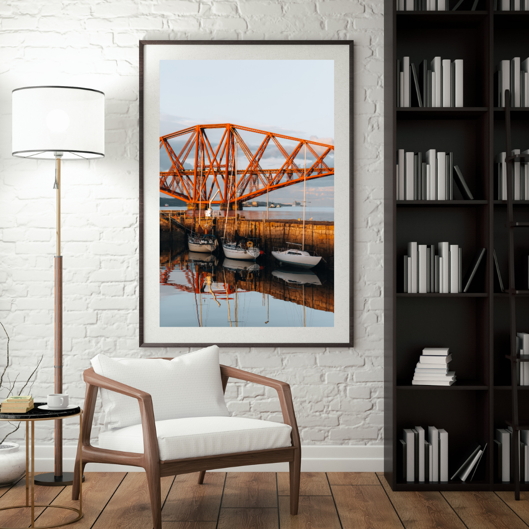 South Queensferry Scotland Sunset Landscape Photography Print