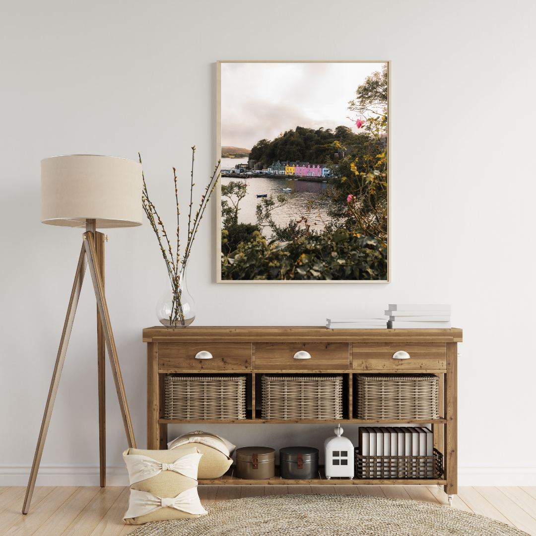 Portree Harbour Isle of Skye Scotland Landscape Photography Fine Art Print, Scottish Gifts, Travel Prints, Large wall art, home decor, gifts for her, Scottish Landscape Art, Highland Art