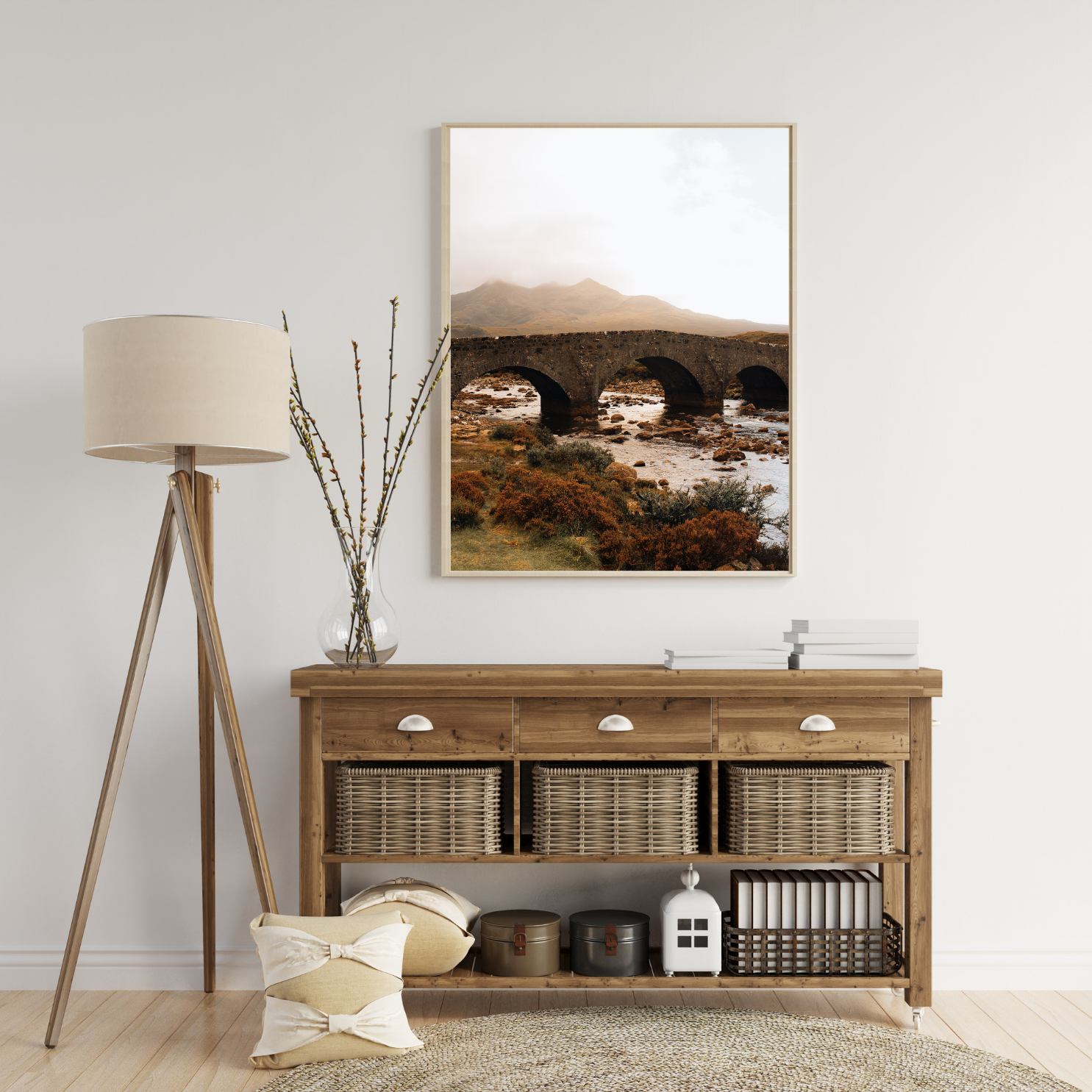 Brown and White Minimalist 3D Illustration Wall Frame Mockup Instagram POst-2.png