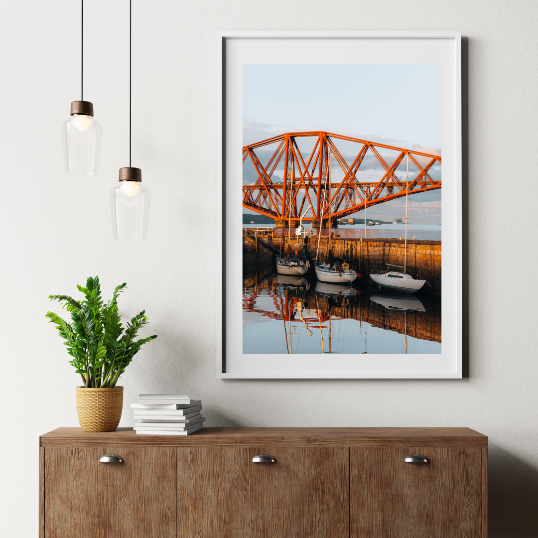 South Queensferry Scotland Sunset Landscape Photography Print