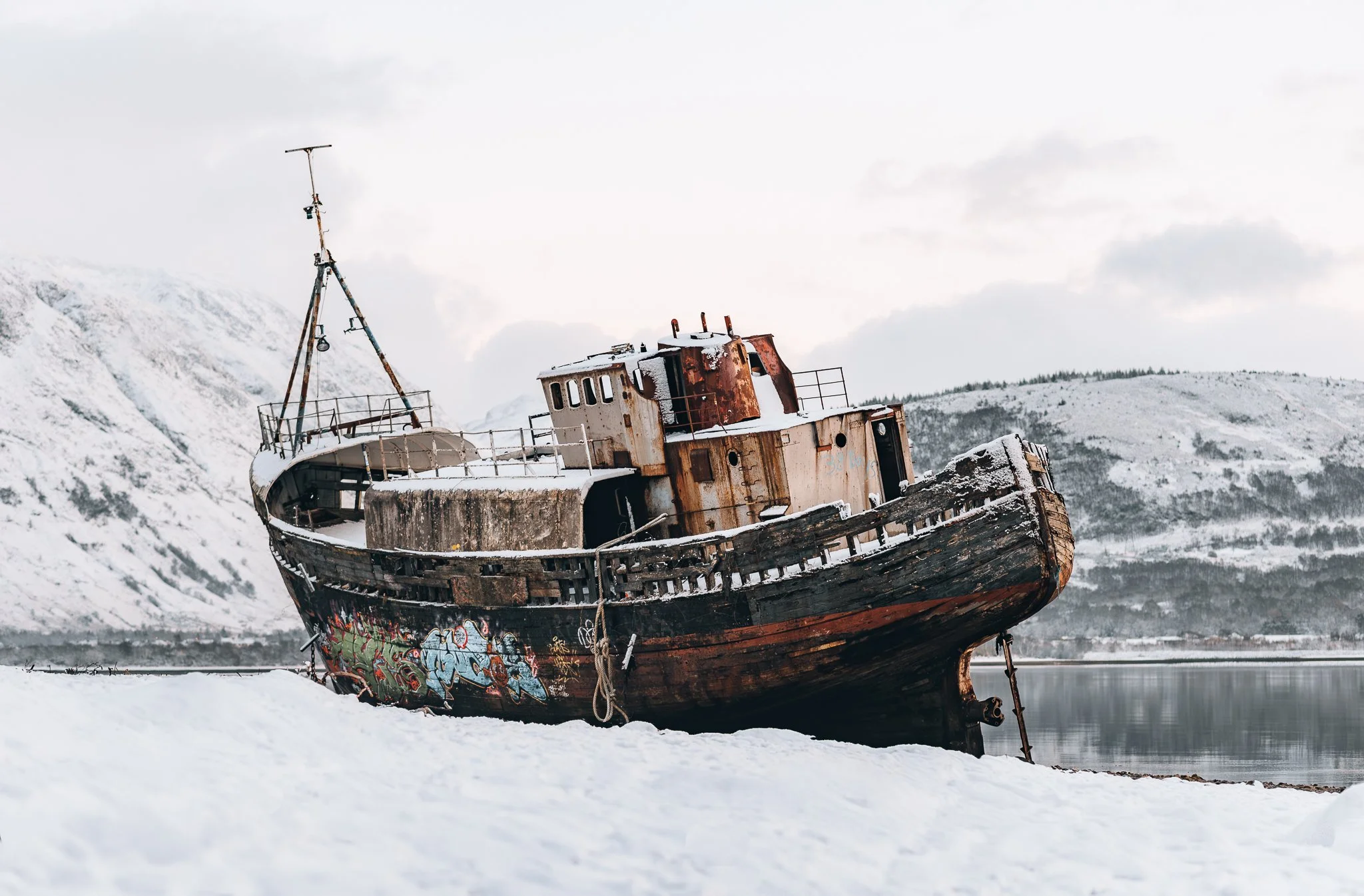 Corpach Shipwreck Fine Art Photography Print