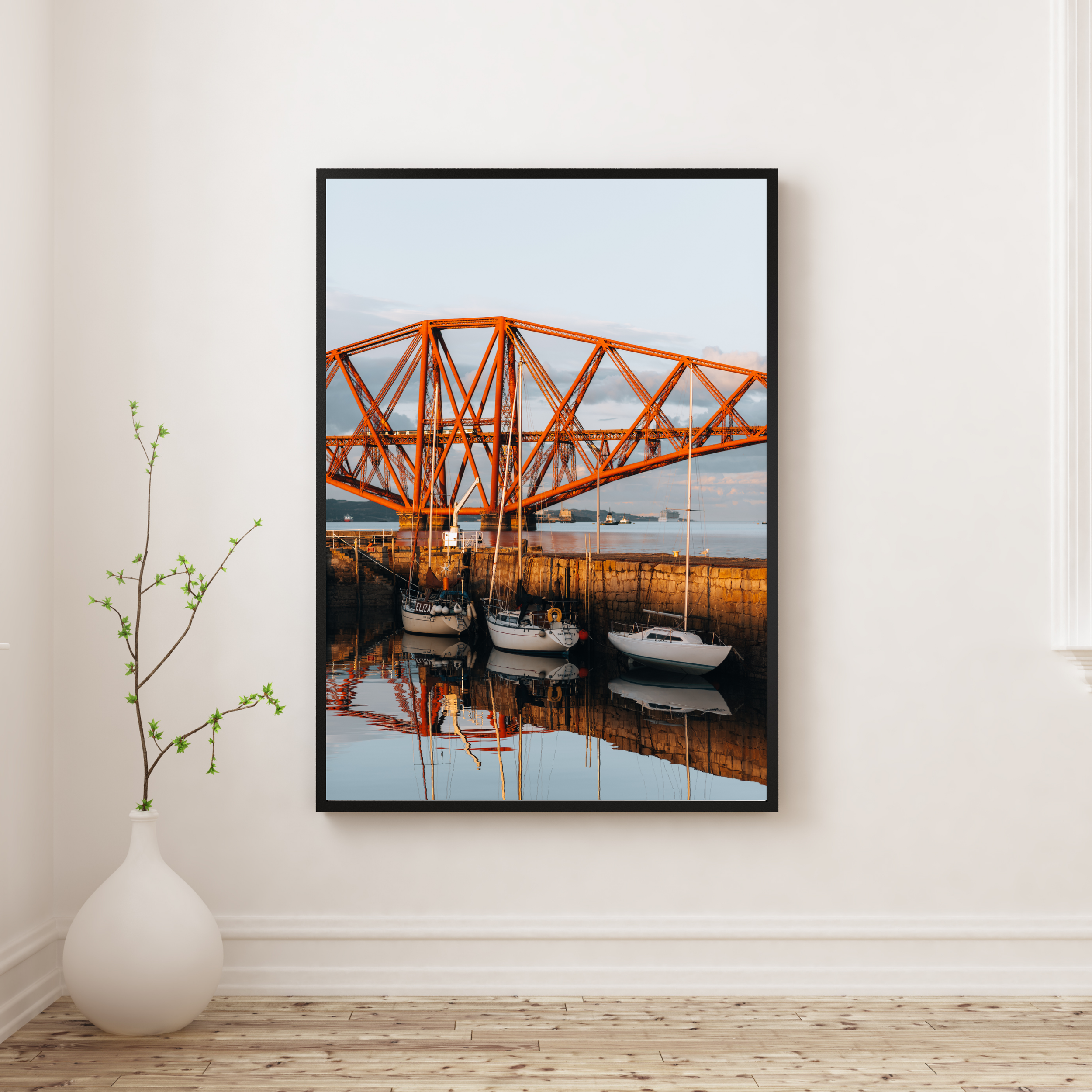 South Queensferry Scotland Sunset Landscape Photography Print