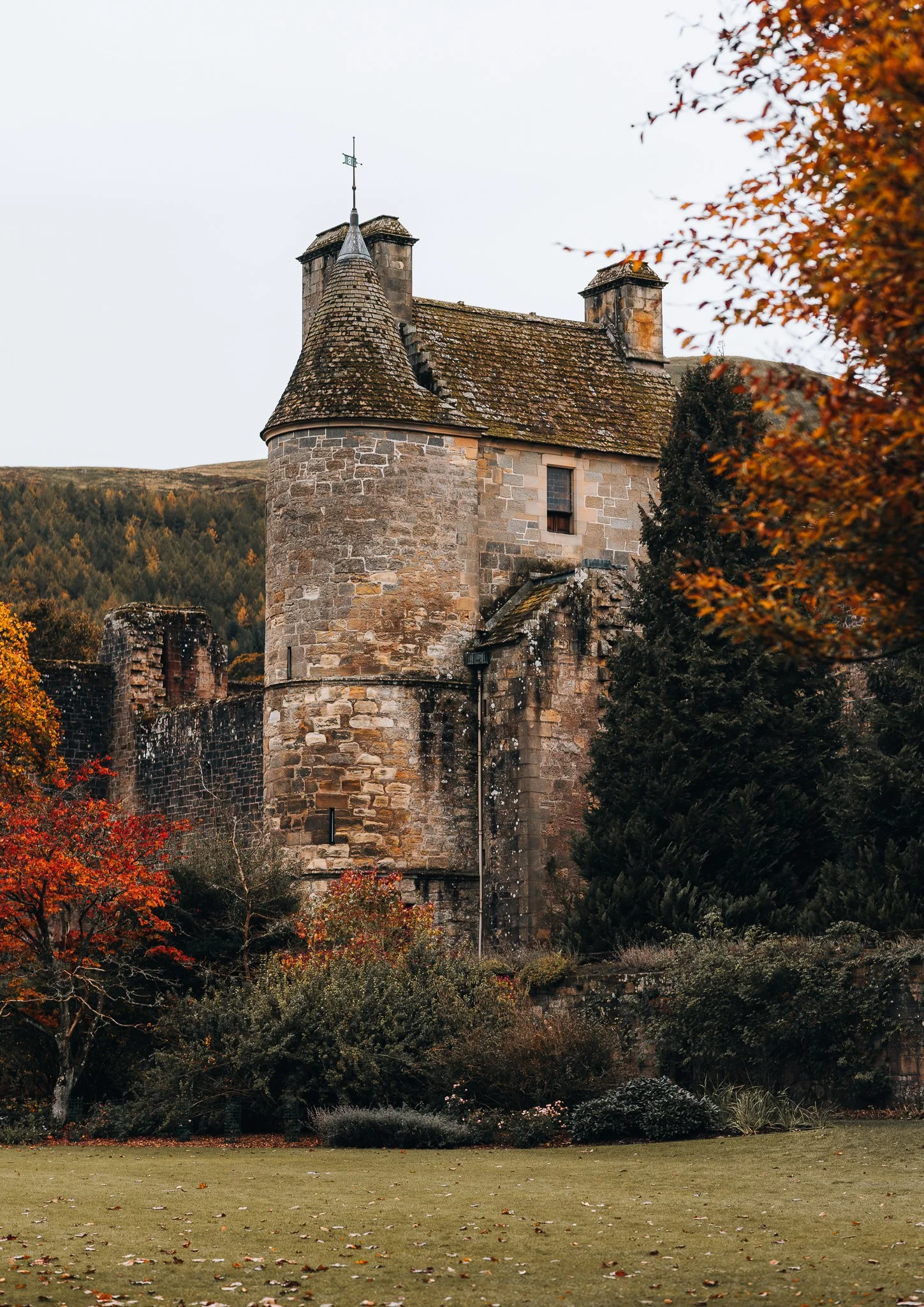 Falkland Palace Scotland Autumn Photography Print
