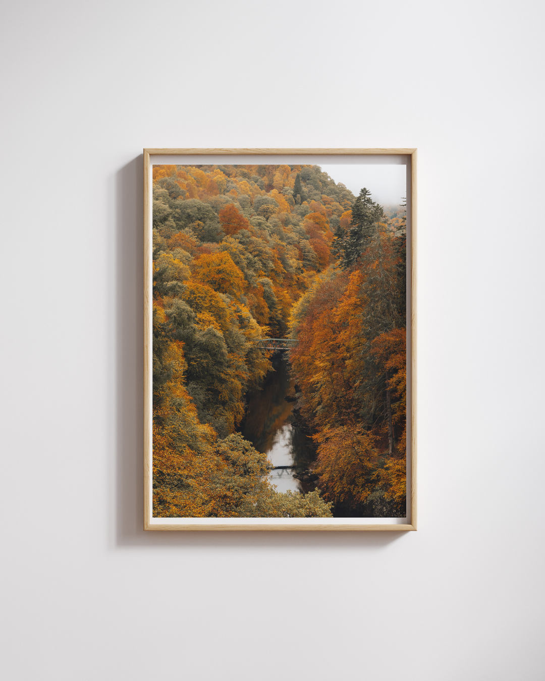 Garry Bridge Pitlochry Scotland Autumn Photography Print