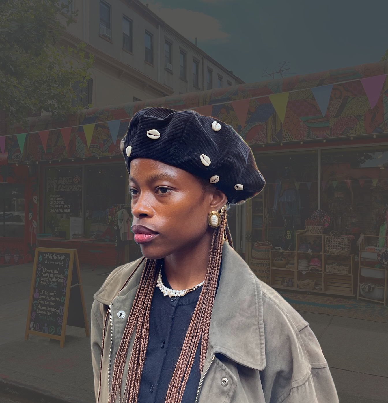 22 Cowrie Corduroy Beret