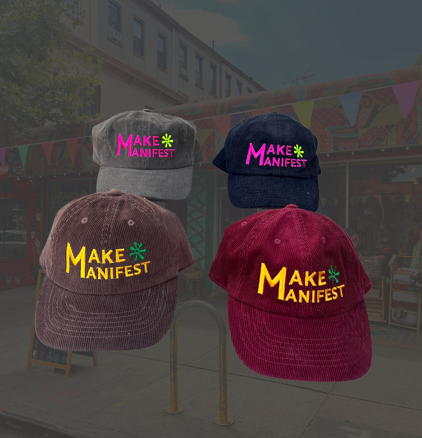 Make Manifest Corduroy Cap