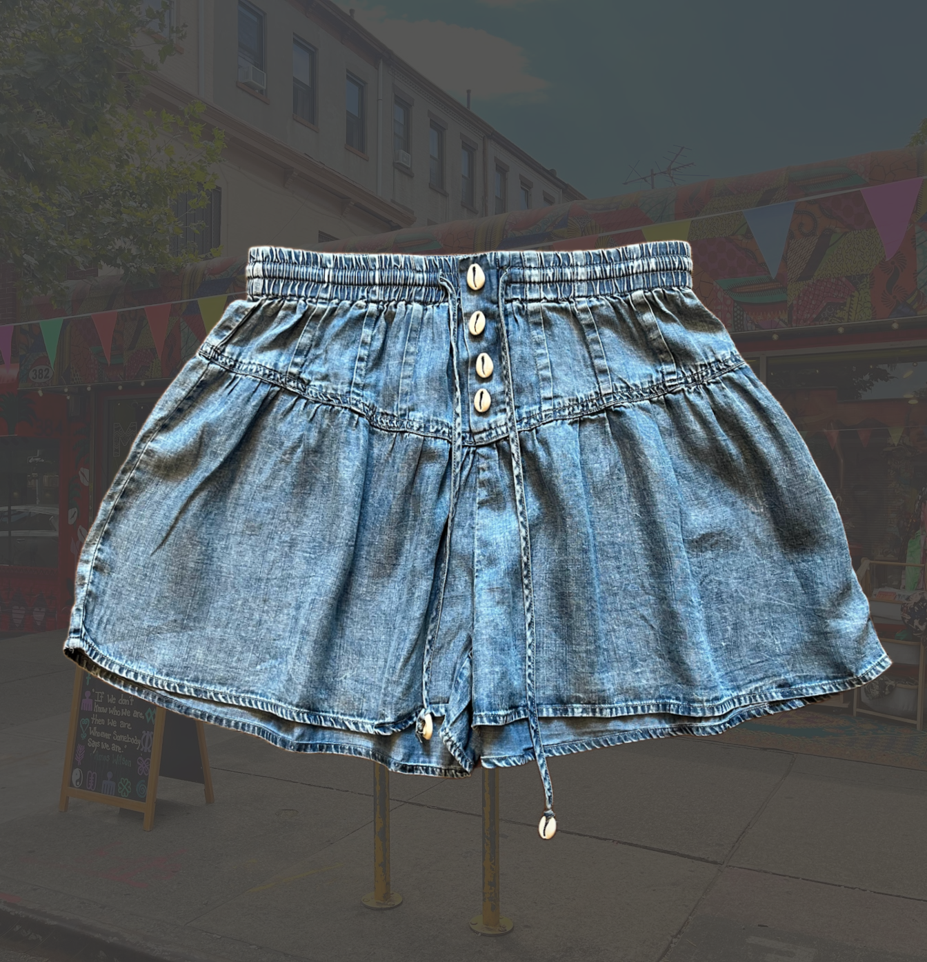Cowrie Flare Shorts