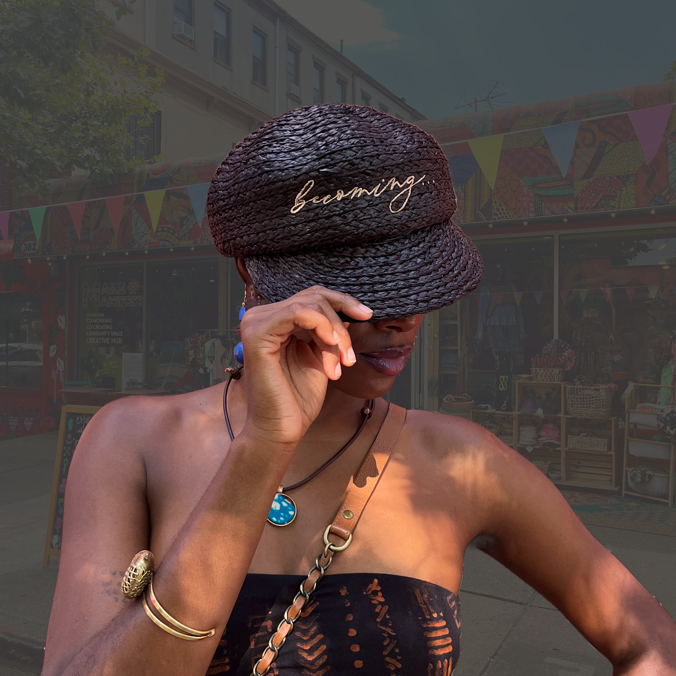 Becoming Woven Cap