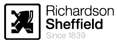 Richardson Sheffield logo with text 'Since 1839'm on a white background.